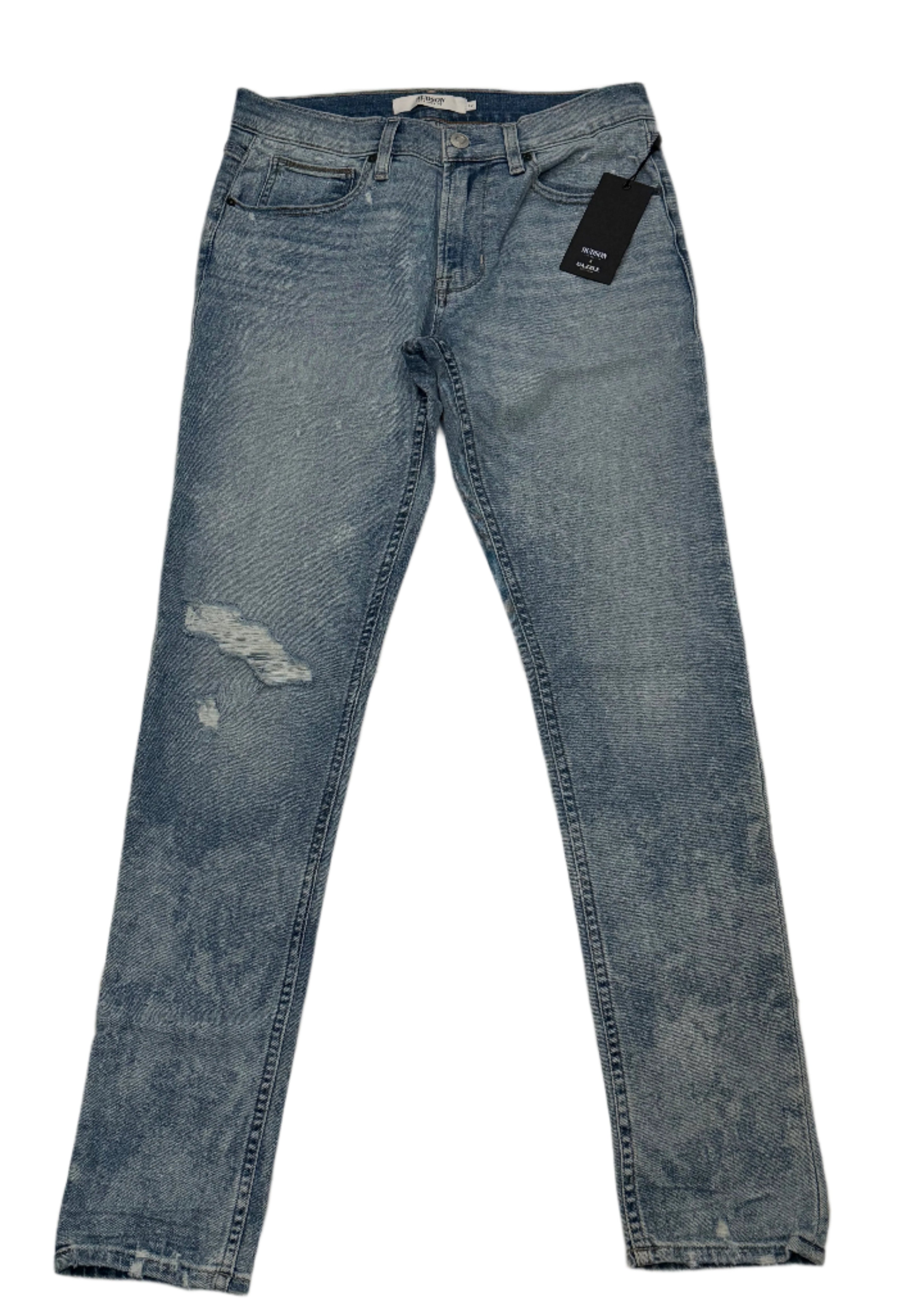 hudson X dazzle Zack Skinny Jeans in Light Wash


