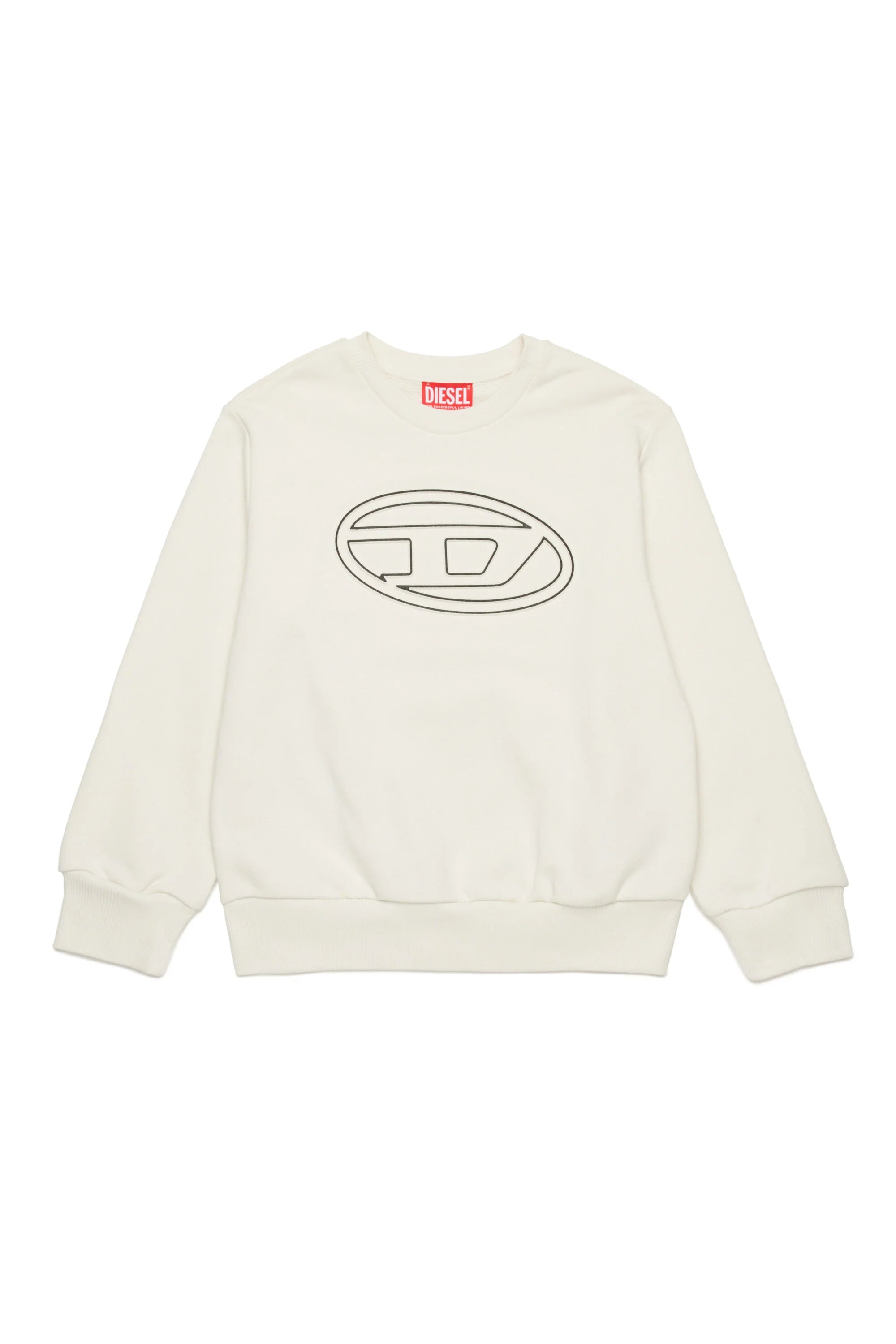 Smart Bigoval Over Boys Ls Pullover (White) 