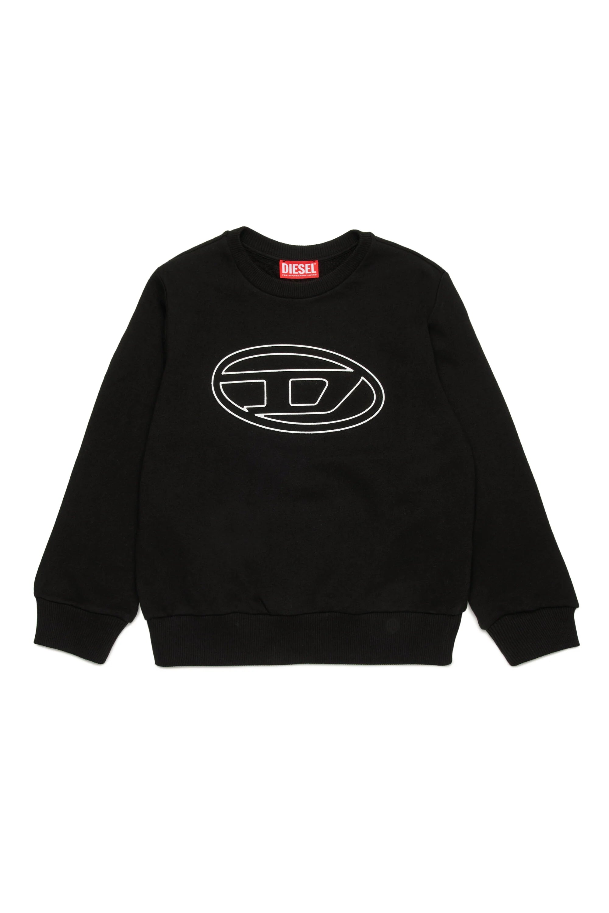 Smart Bigoval Over Boys Ls Pullover (Black) 