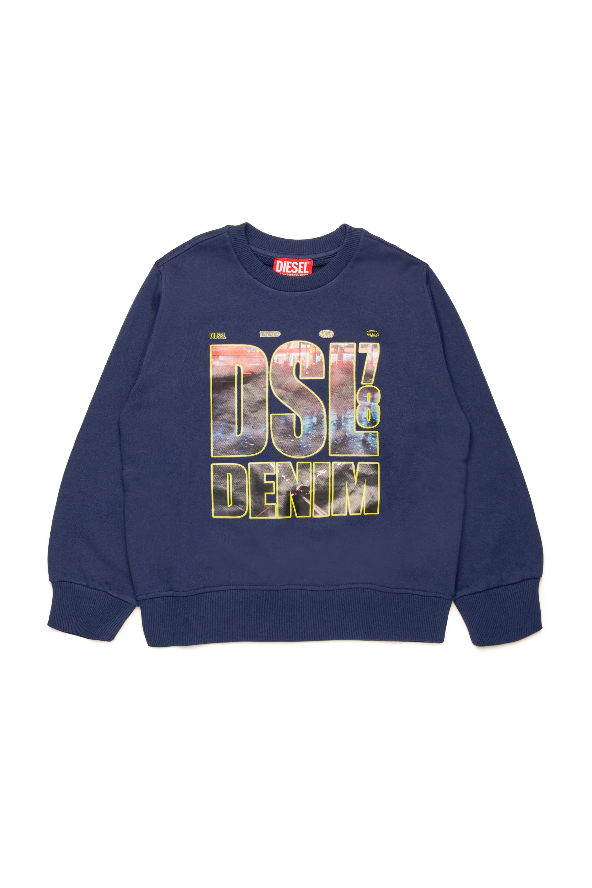 Sginn L3 Over Boys Ls Printed Pullover (Blue) 