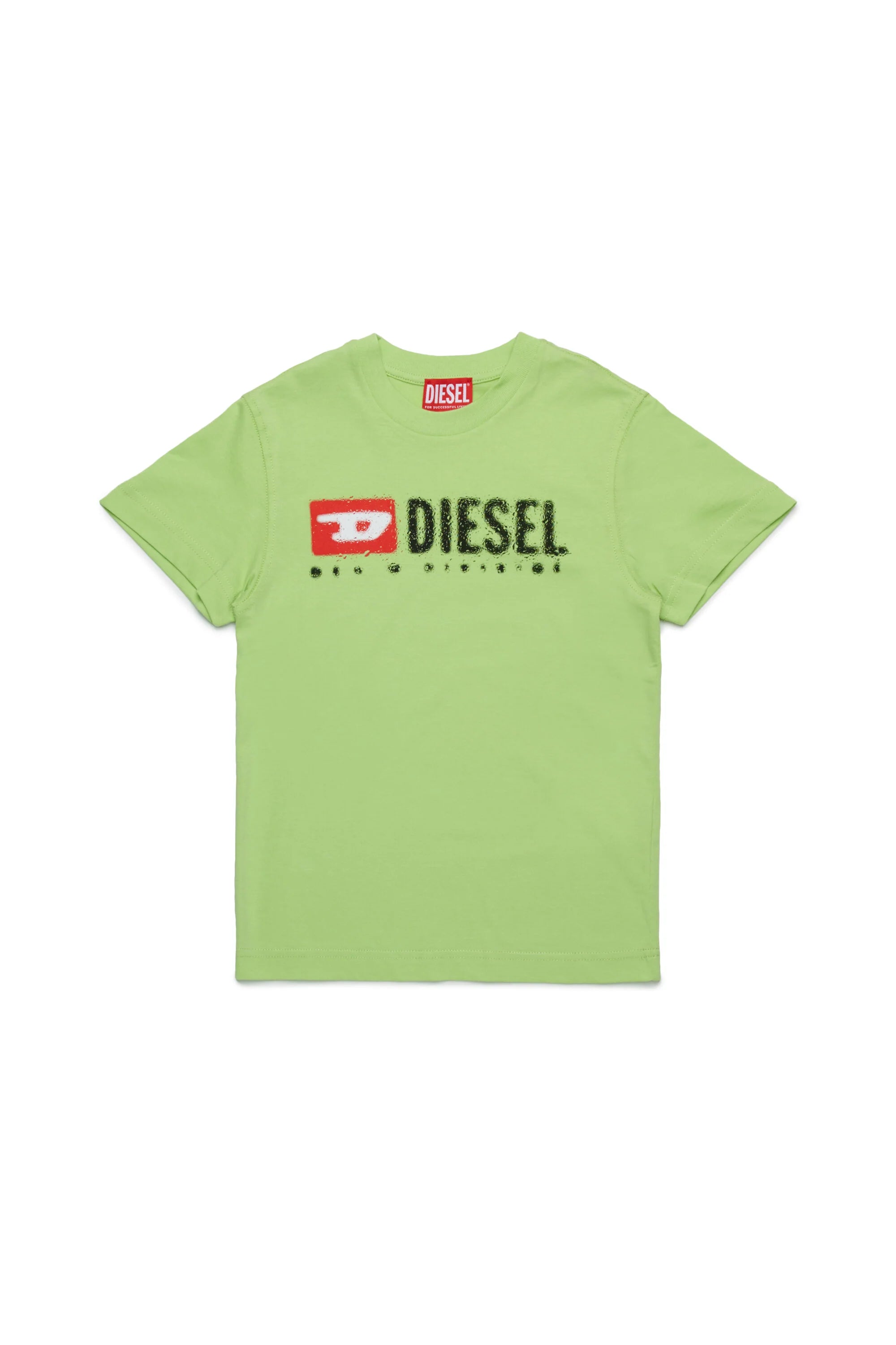 Short-sleeved T-shirt in soft cotton jersey. The Diesel Denim Division logo, enhanced by a water splashed effect, gives a dynamic and modern look. A garment that combines comfort and style.
