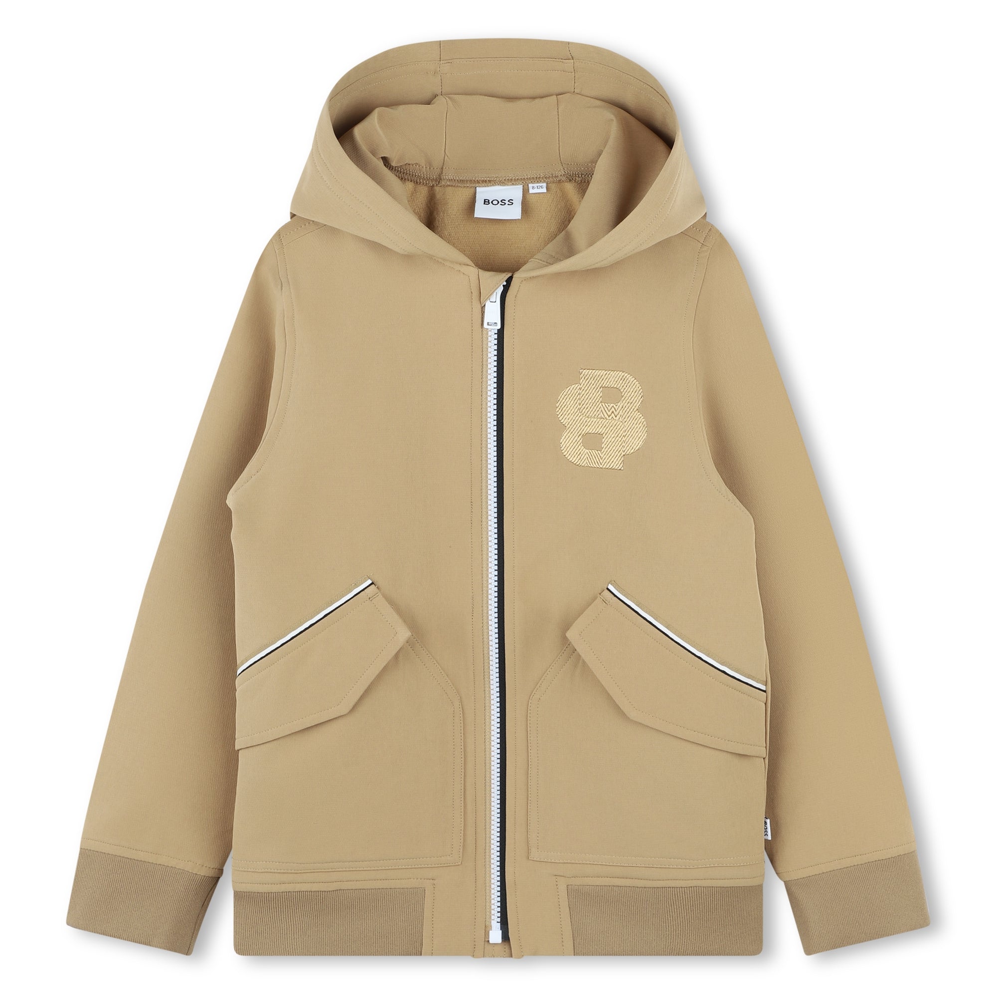 Mini Me Zip Up Hoodie (Brown)