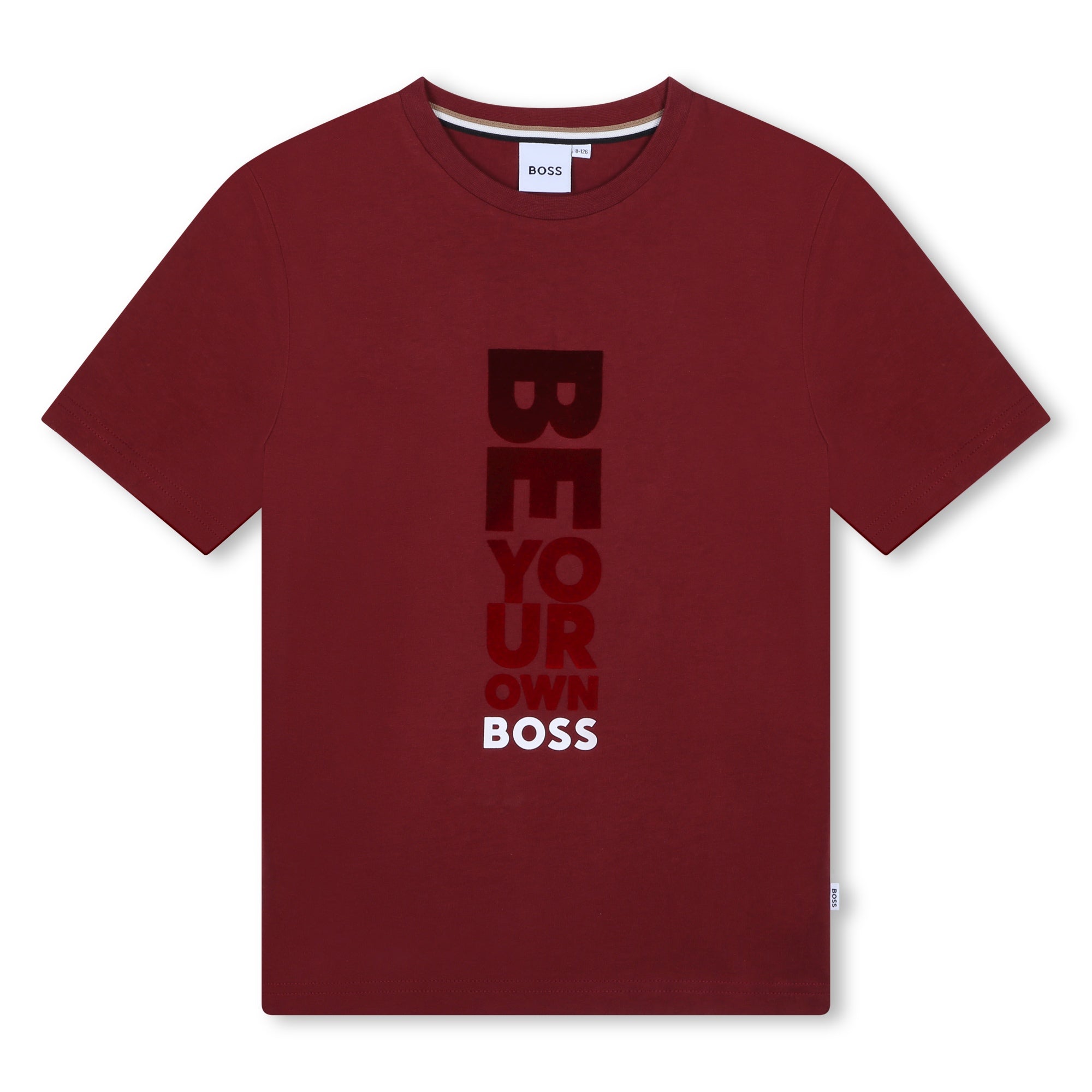 Ss Tee Front Graphic (Burgundy) 