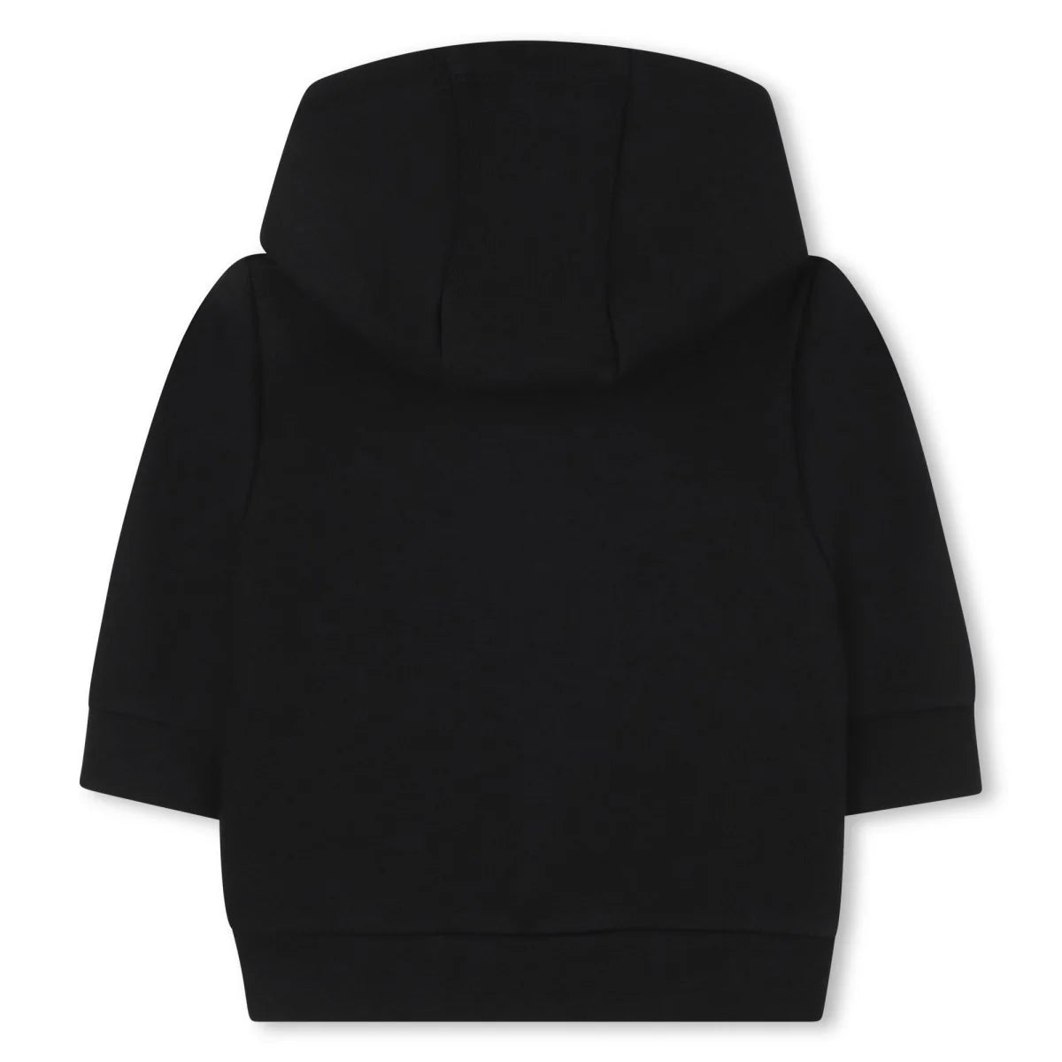 This Hugo Boss baby tracksuit blends sporty comfort with elevated design. The zip-up hoodie and matching joggers keep your little one cozy, while signature details deliver that unmistakable BOSS touch.