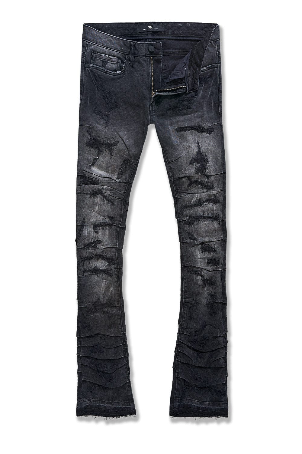 Mens Stacked Pants (Black Shadow)