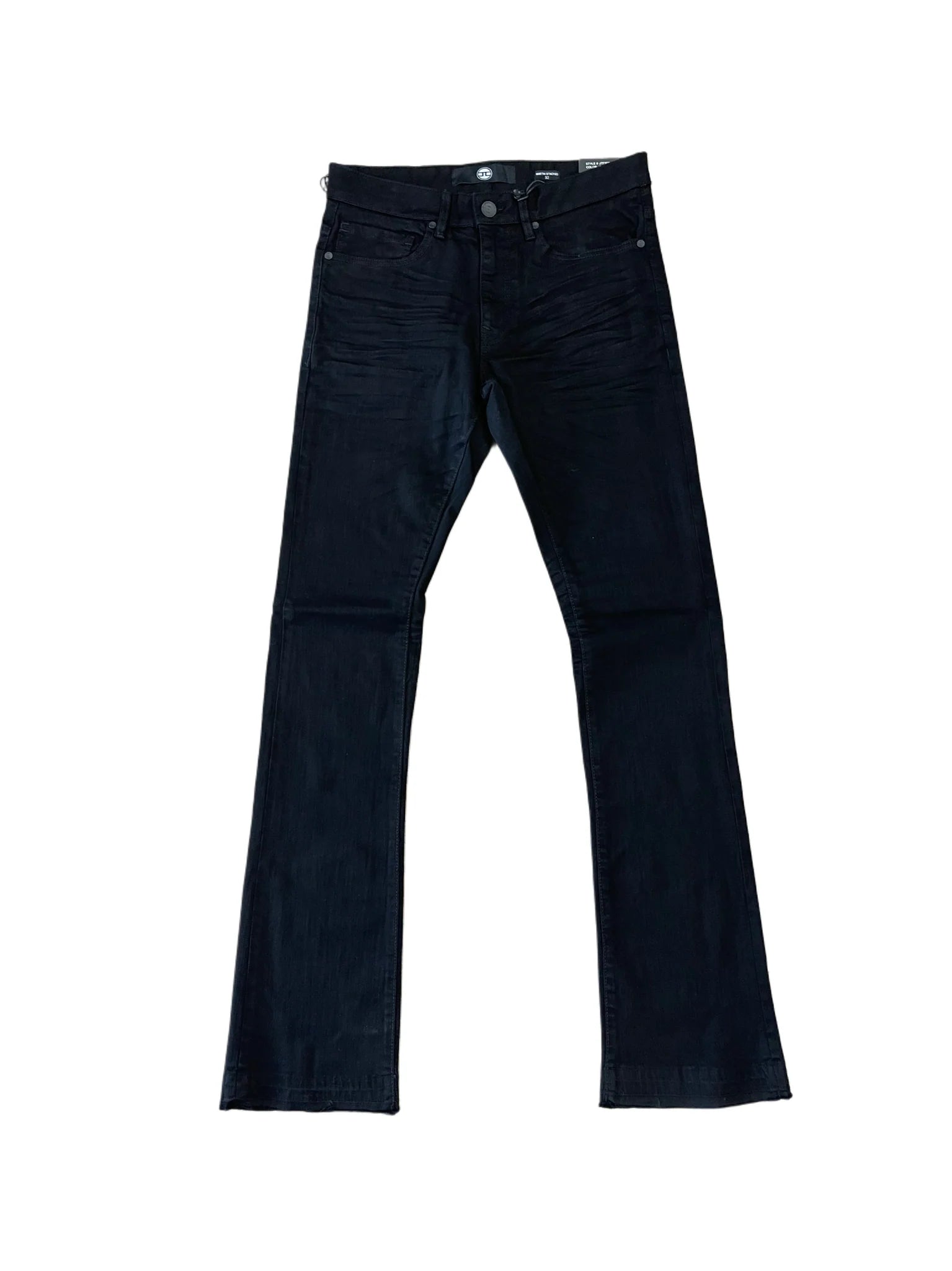 Sean Slim Taper Fit Jeans with super-stretch fabric, rip-and-repair detailing, and unique distressing