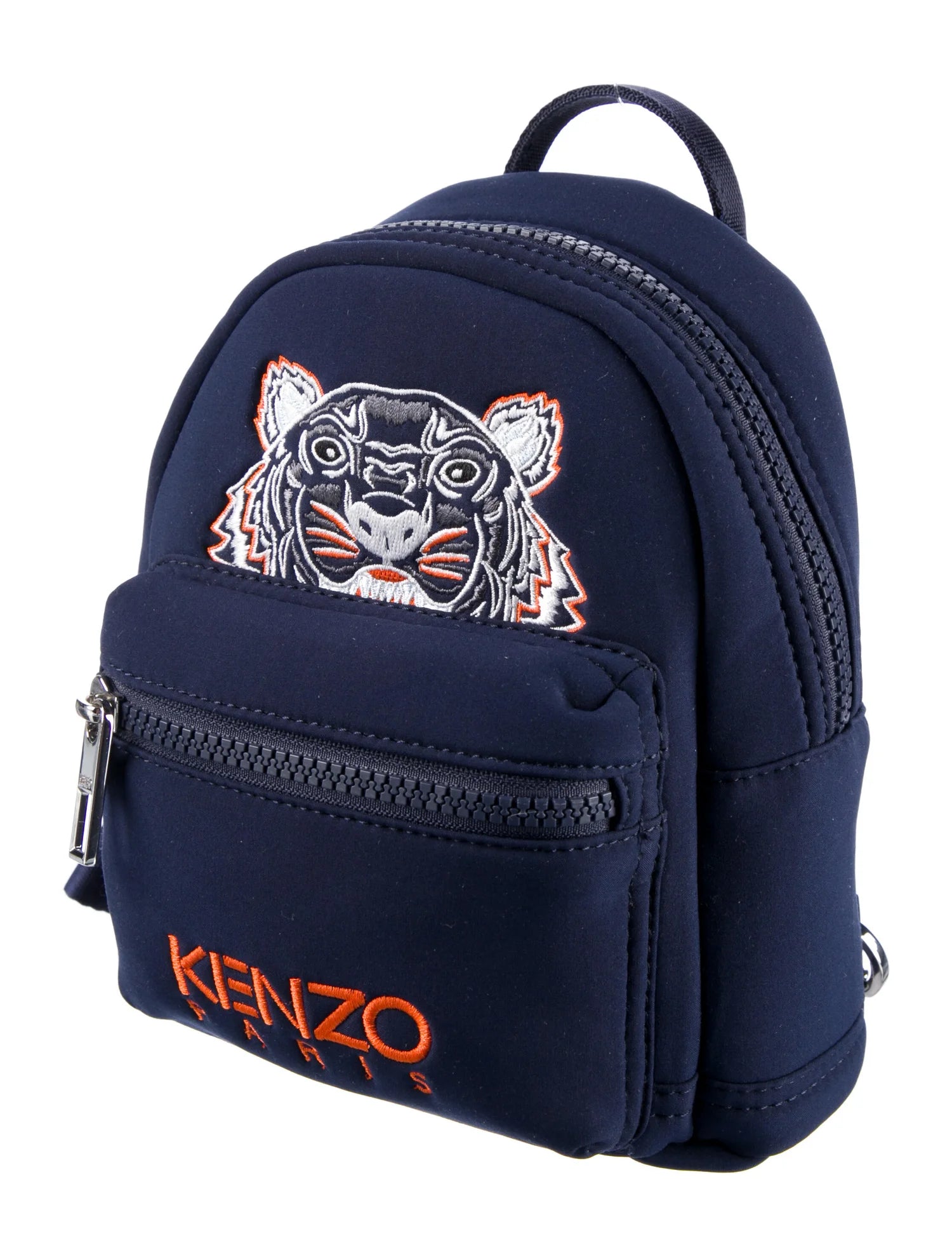 Make a bold yet compact statement with the Kenzo Mini Tiger Backpack (Blue) — where Parisian luxury meets everyday practicality. 
