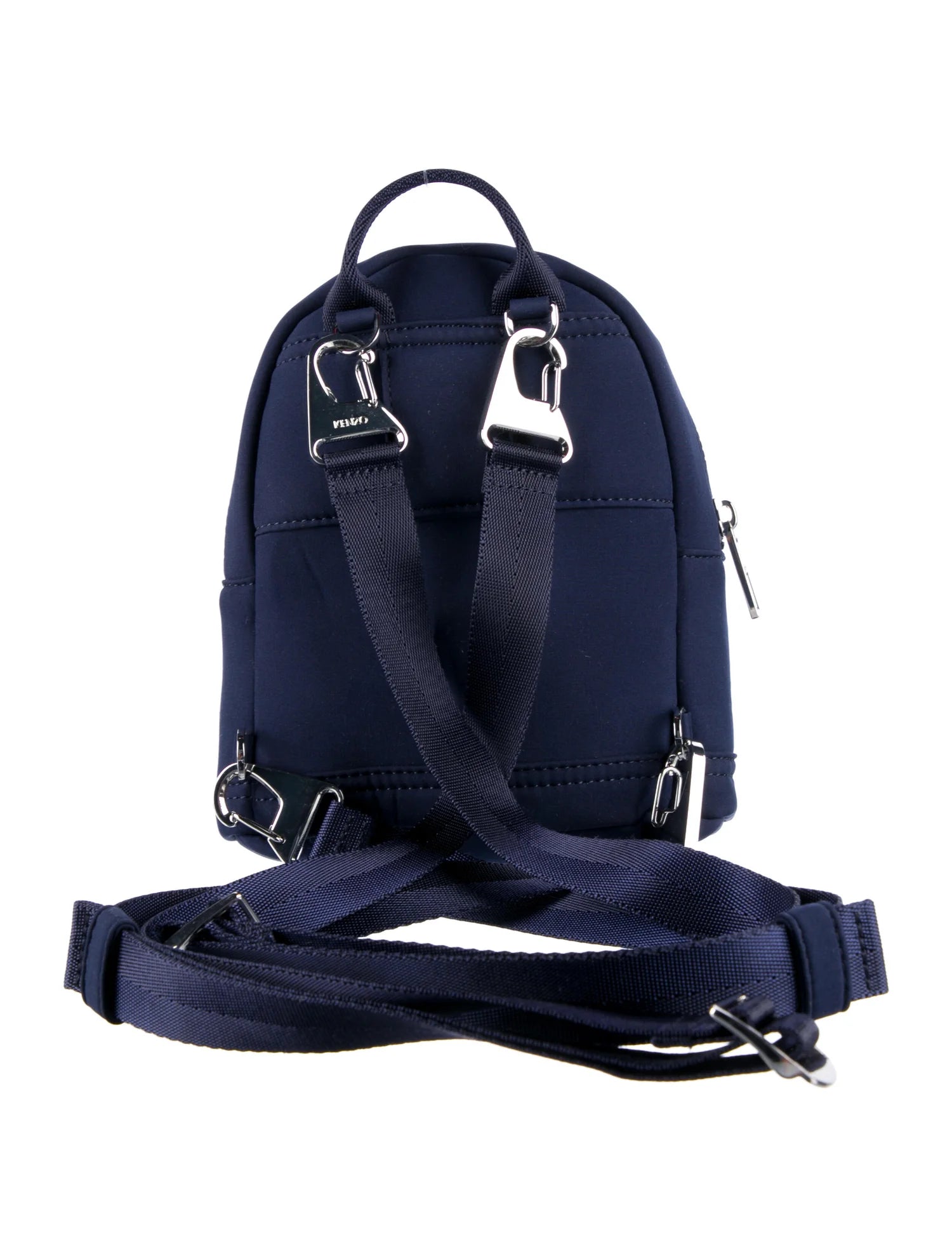 Make a bold yet compact statement with the Kenzo Mini Tiger Backpack (Blue) — where Parisian luxury meets everyday practicality. 