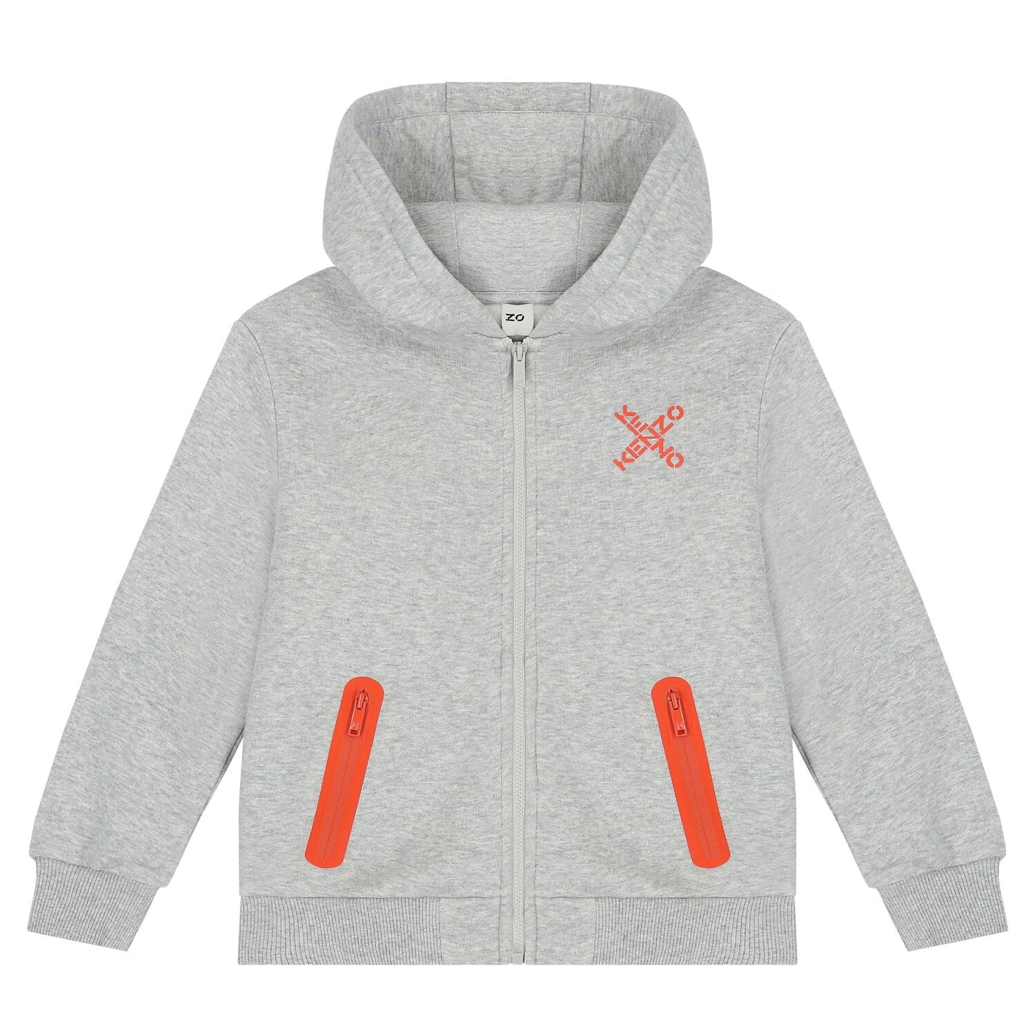 Add a touch of effortless designer style to your child’s wardrobe with the KENZO Kids Zip Sweat Hoodie (Grey) — a perfect fusion of comfort, versatility, and high-end fashion.