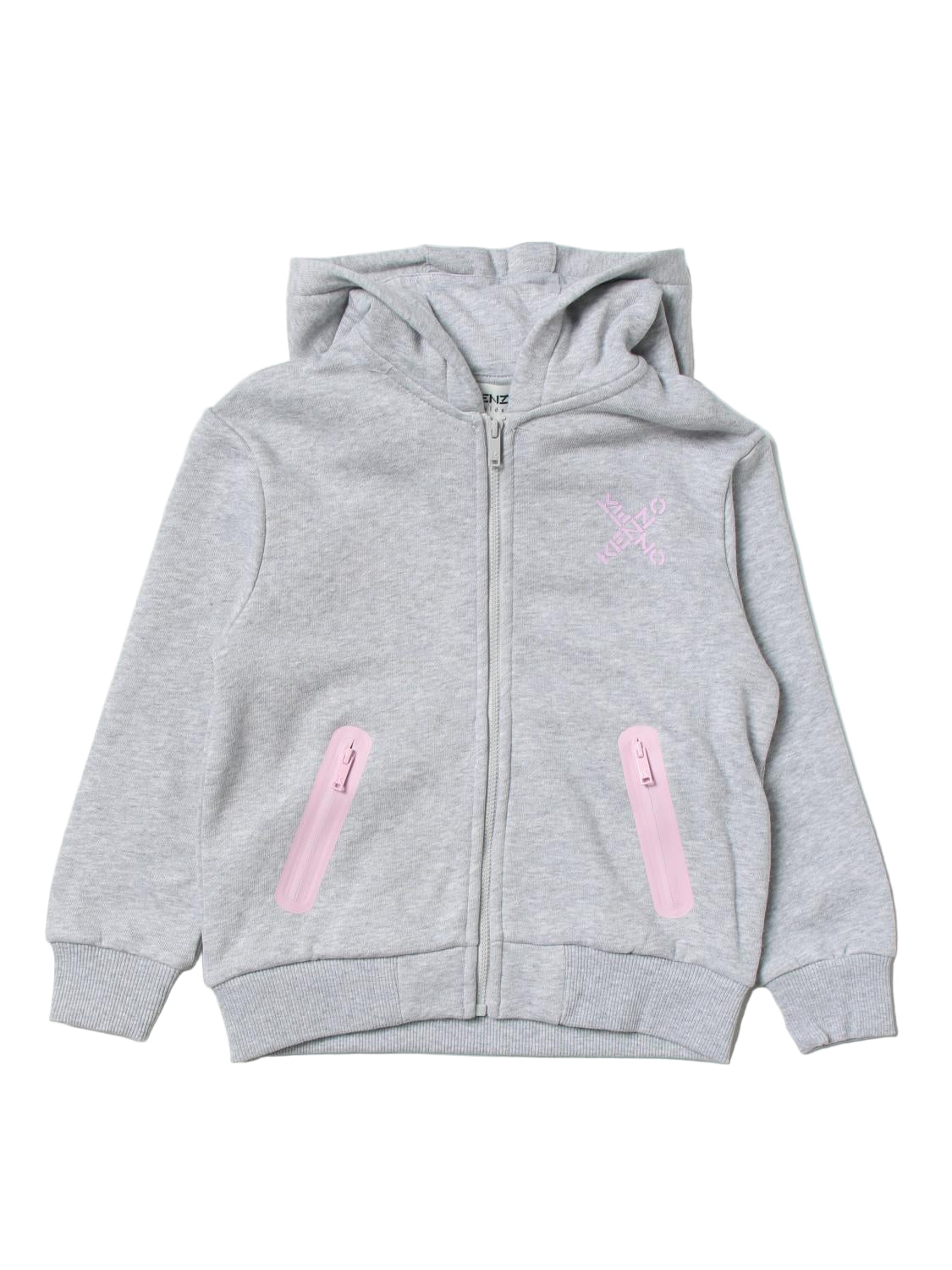 Upgrade your child’s streetwear style with the KENZO Kids Sweat Hoodie (Grey) — a perfect balance of comfort, versatility, and high-end fashion.