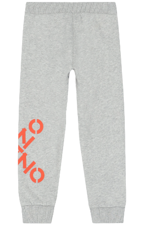 Let your little one move in comfort and style with the Kenzo Kids Orange Zip Sweat Pant (Grey) — a blend of sporty design and iconic luxury.