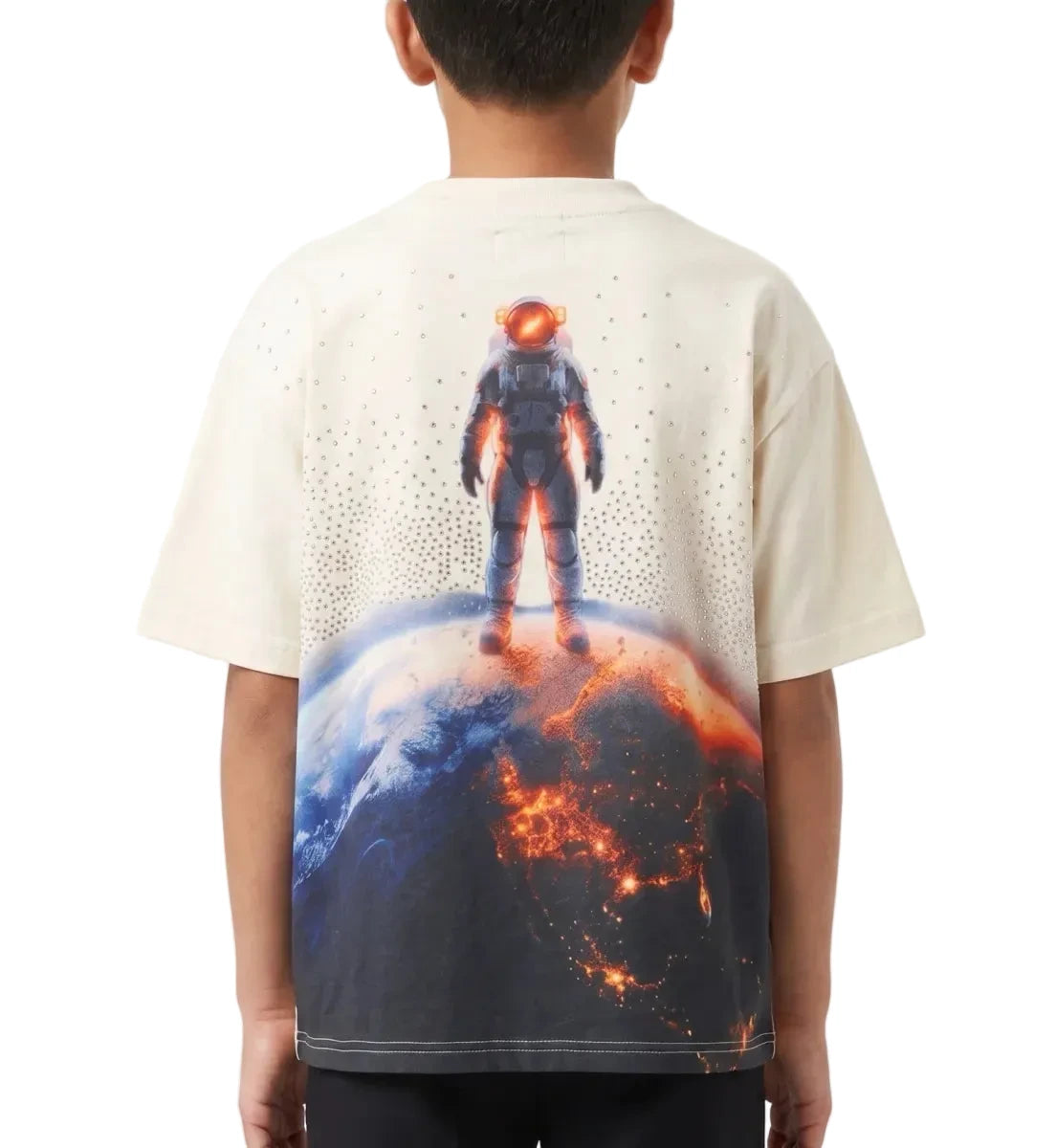 DZTR Escape kids T-shirt in ivory with clean streetwear-inspired design and comfortable everyday fit