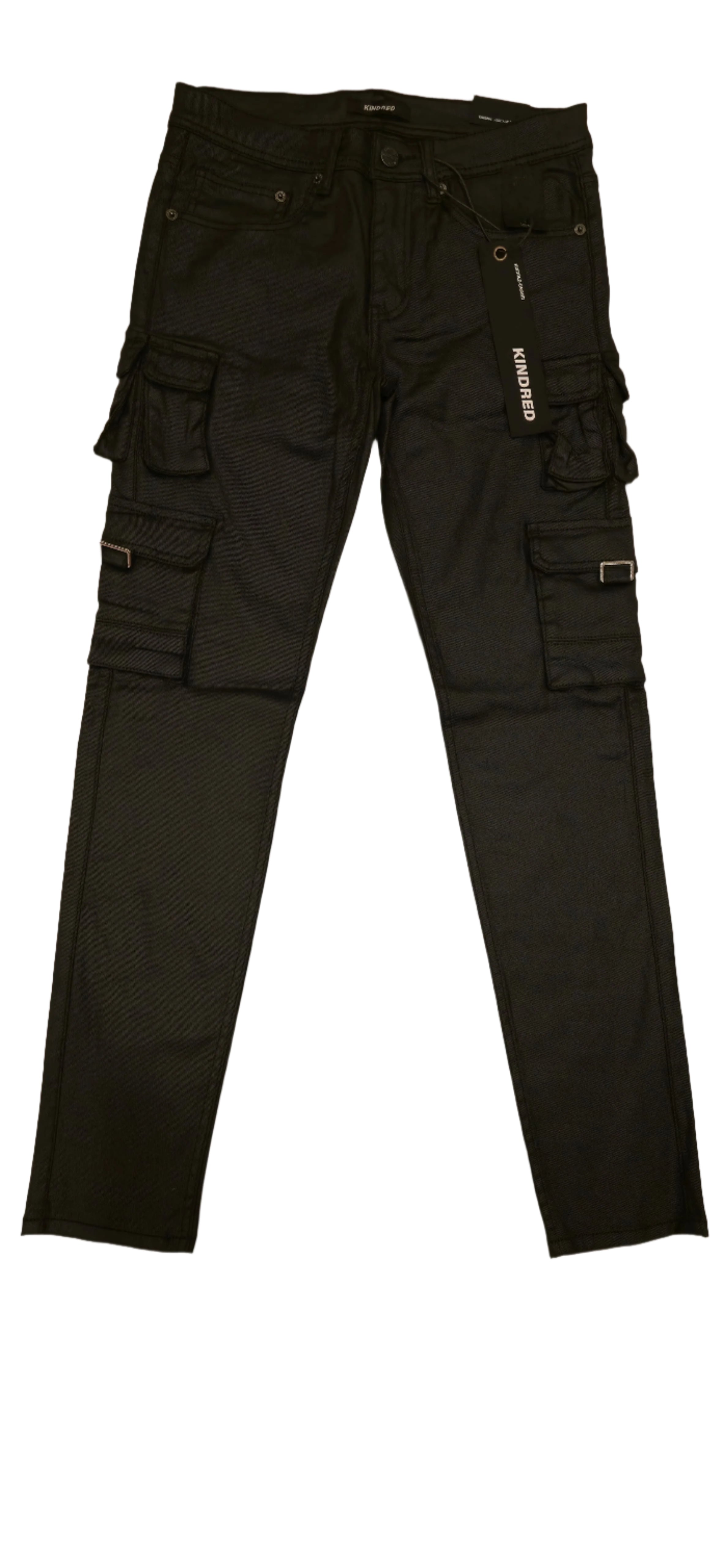 Kindred Coated Black Jeans (Black) 