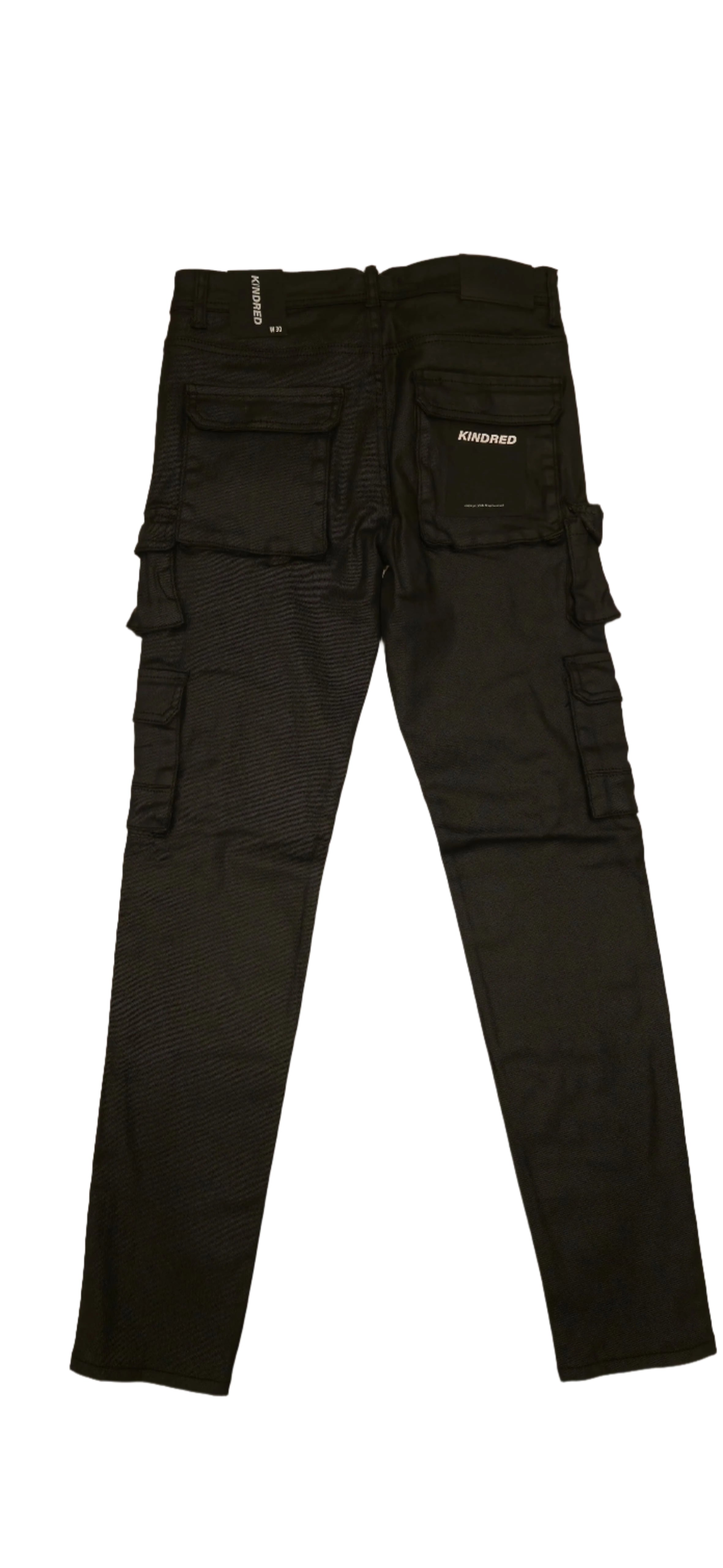 Kindred Coated Black Jeans (Black) 