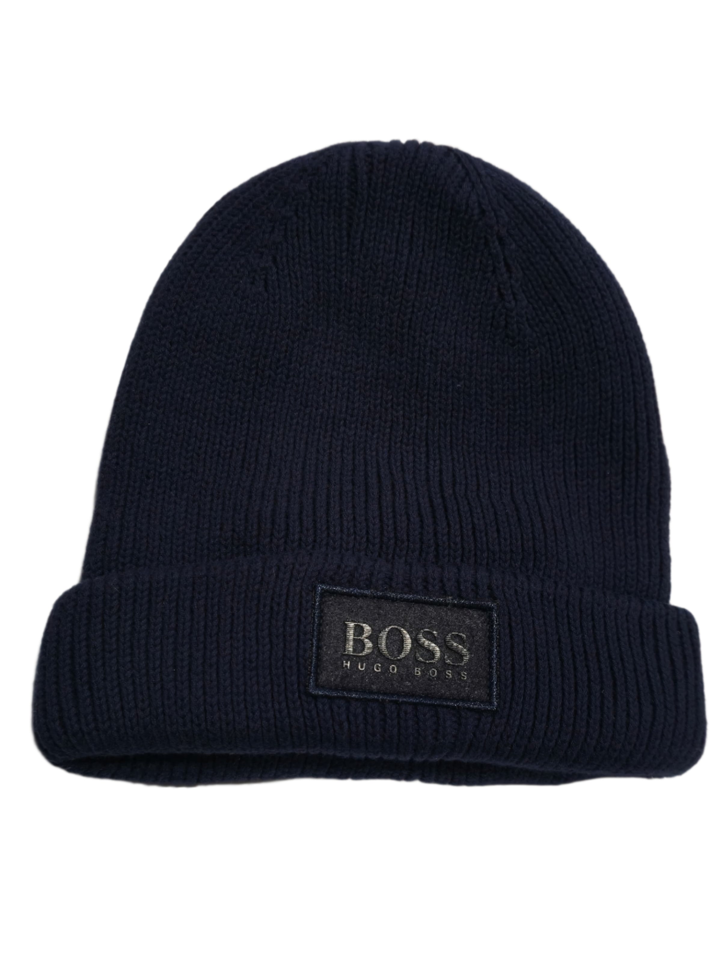 Knitted Beanie (Navy) 