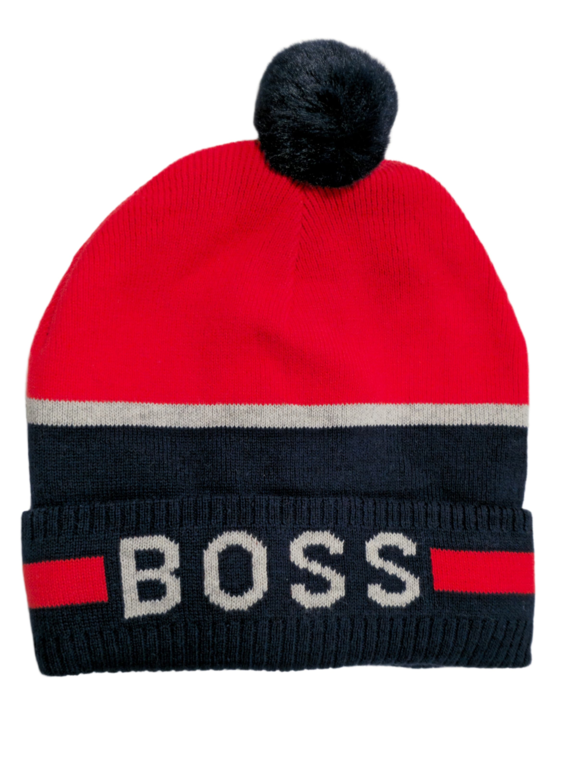 Logo Beanie (Navy/Red)