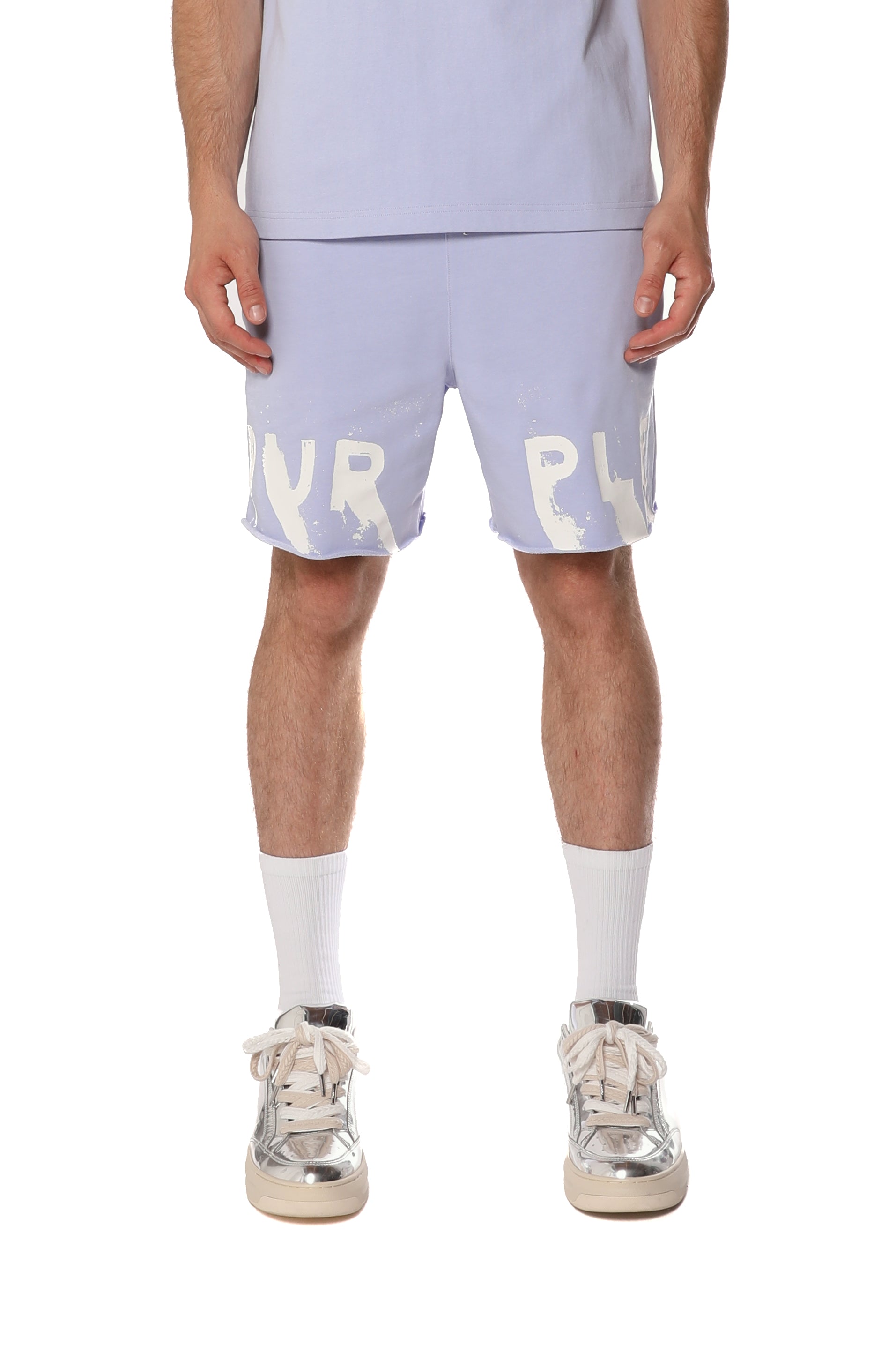 Purple Brand menswear purple knit bottoms, style M4218-MLSP226