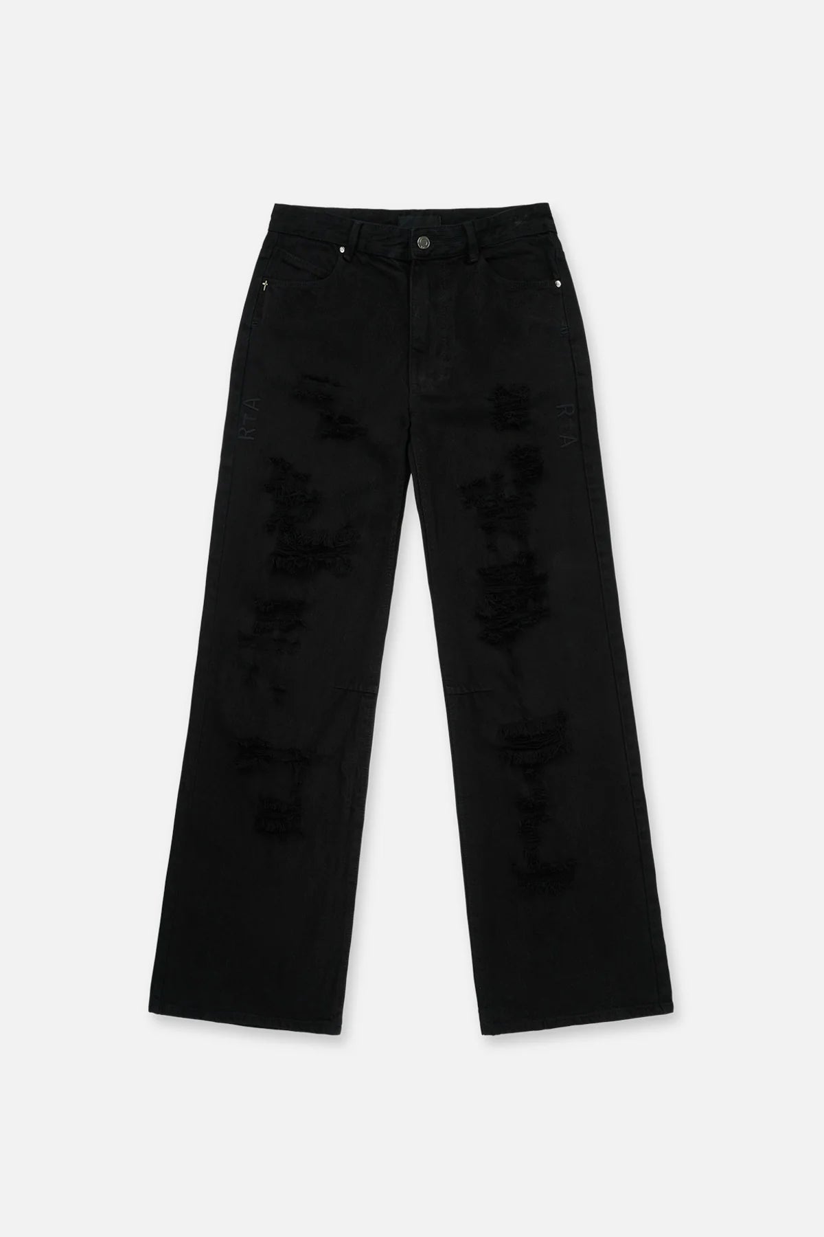 Jamie Wide Leg Flare Jean (Black) 