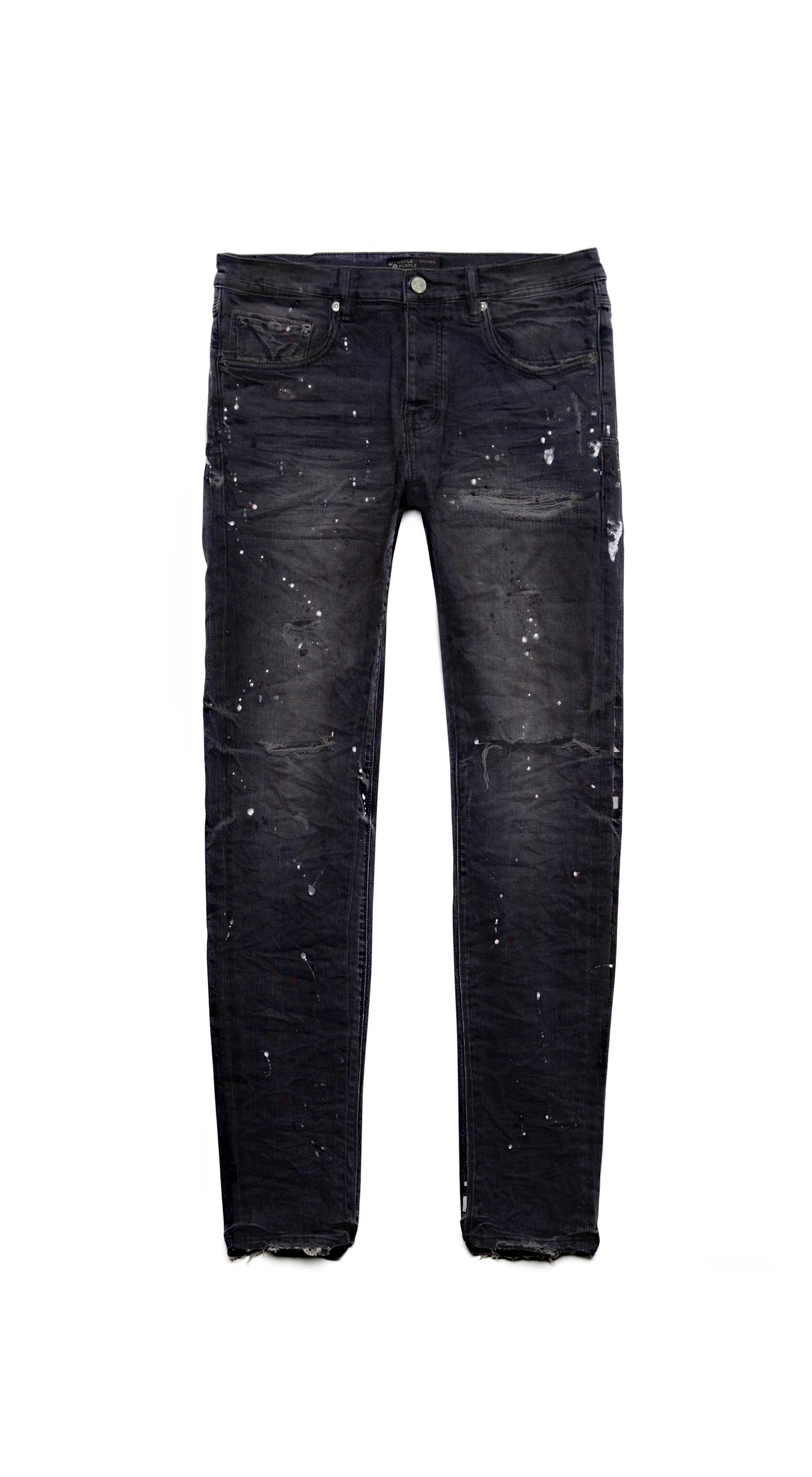 P001 Reflective Paint Repair Jeans (Black) - P001-CRPR524 – Dazzle