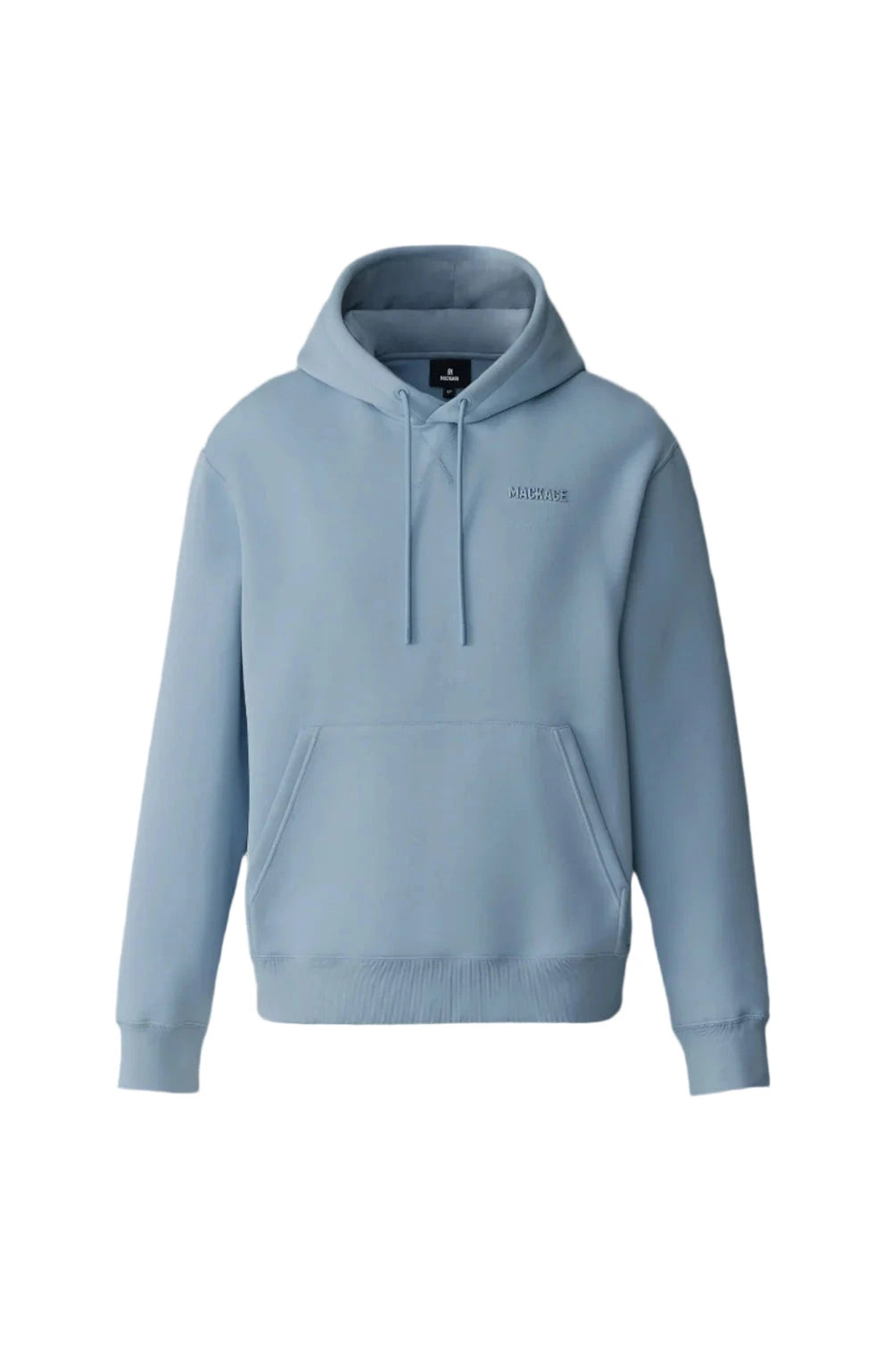 The Krystian Hoodie redefines everyday comfort with elevated craftsmanship. Designed in ultra-soft double-face jersey, it features a relaxed fit with a drop-shoulder cut for a laid-back, premium look. A kangaroo pocket, adjustable drawcord hood, and rib-knit trims offer timeless function, while the signature “MACKAGE” silicone logo at the chest adds a modern touch. Perfect for refined streetwear or upscale loungewear.