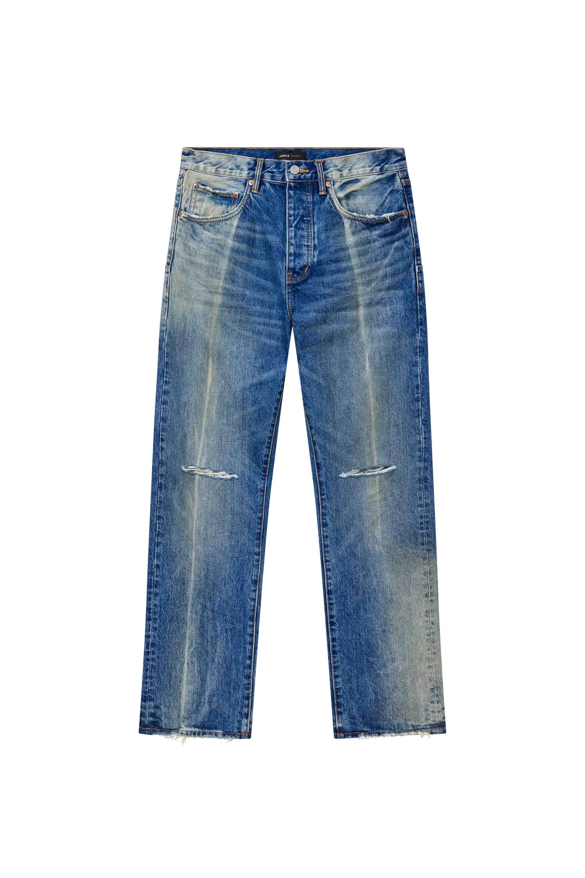 P011 Gaia Blowout Jeans (Mid Indigo)