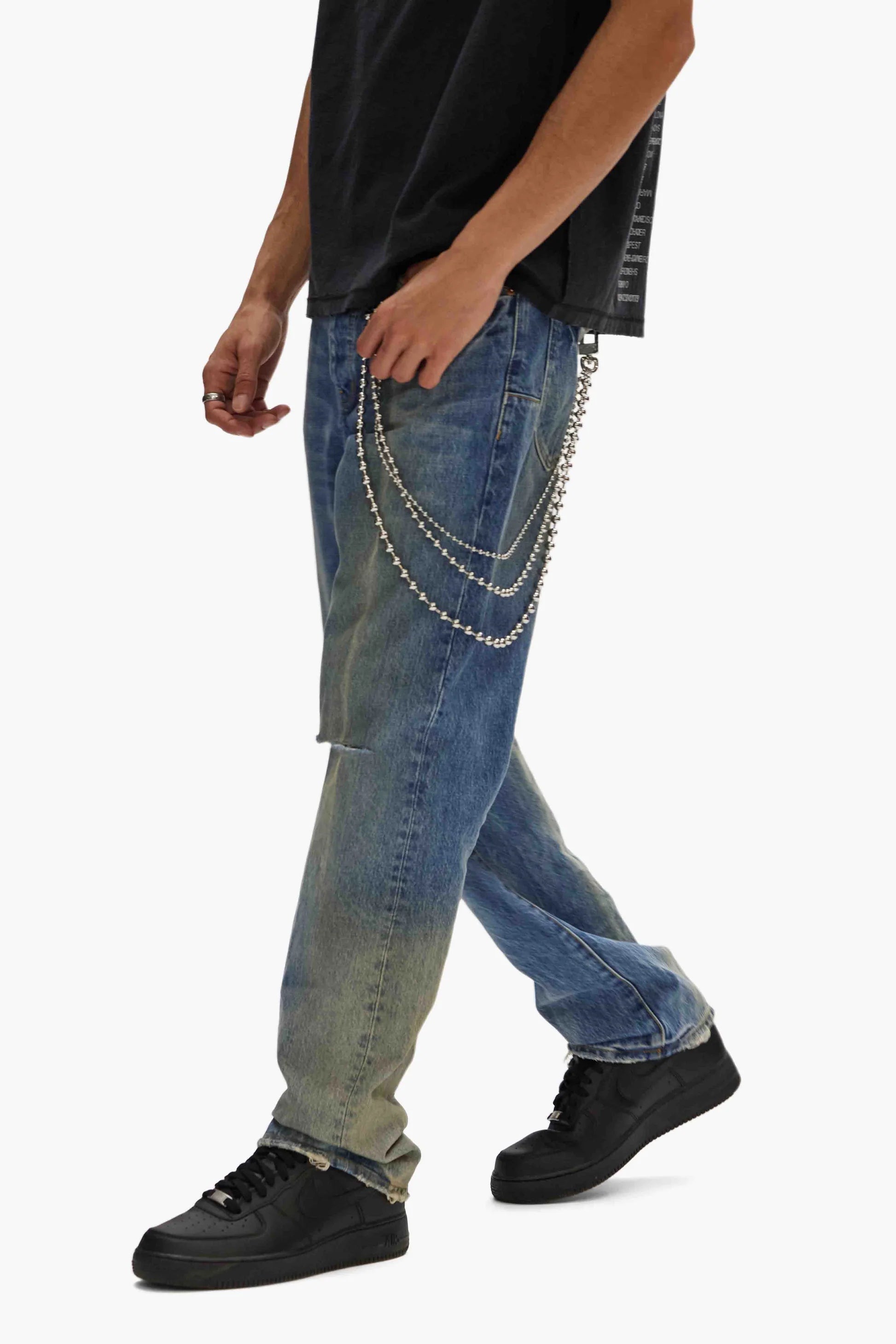 P011 Gaia Blowout Jeans (Mid Indigo)