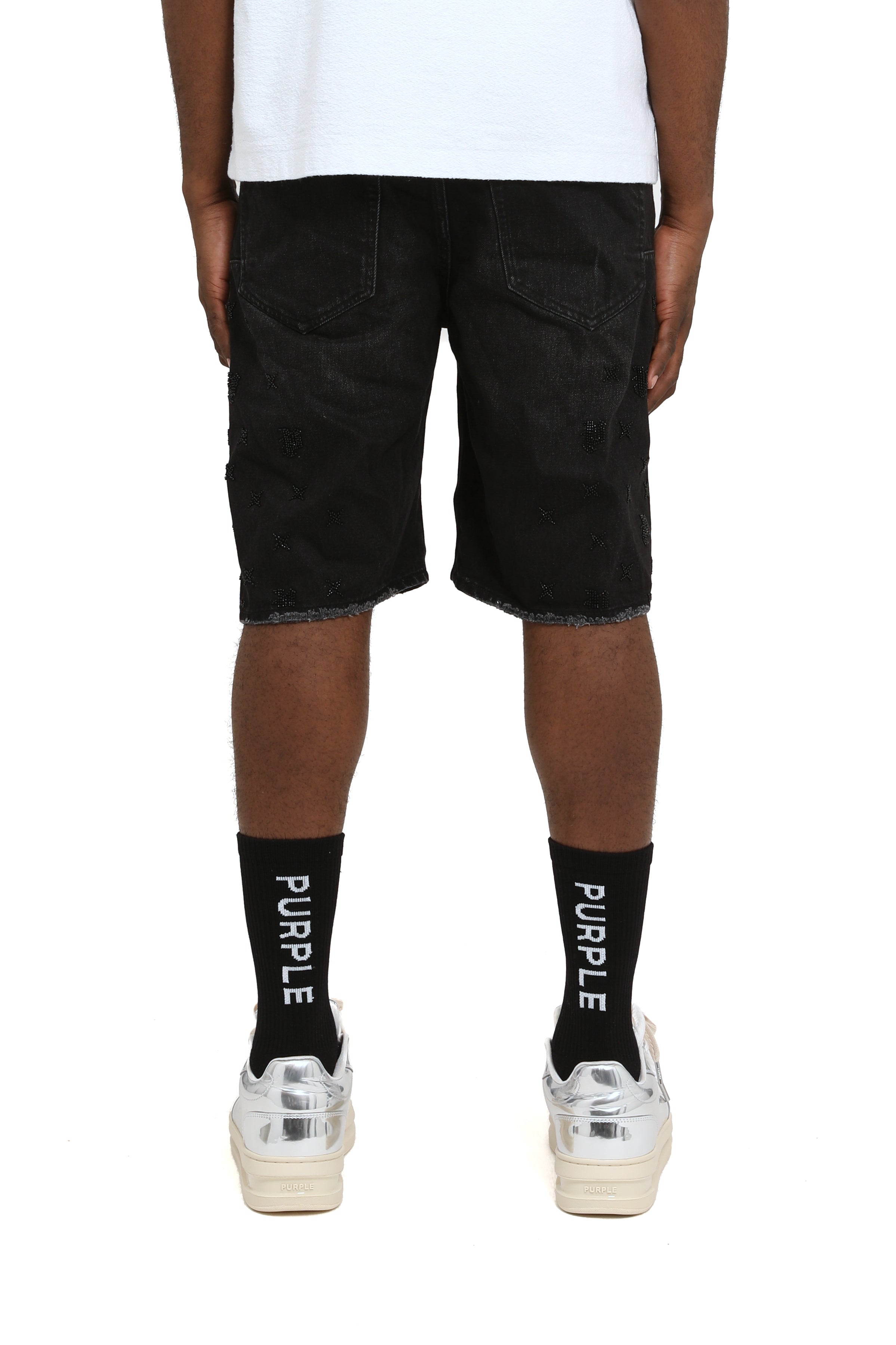 Purple Brand black denim bottoms for menswear, style P059-BMWB226