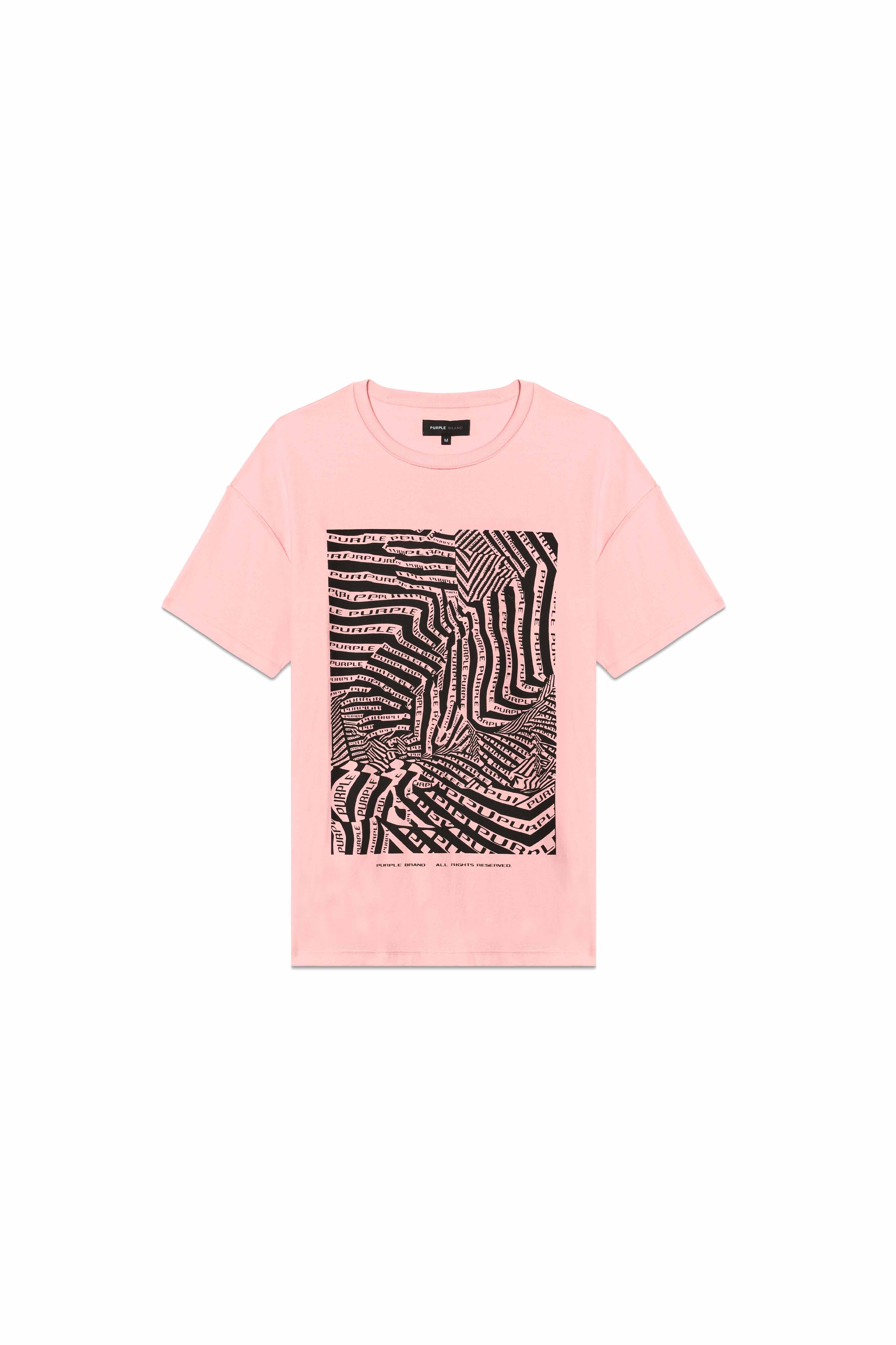 Textured Inside Out OP-Art  Tee