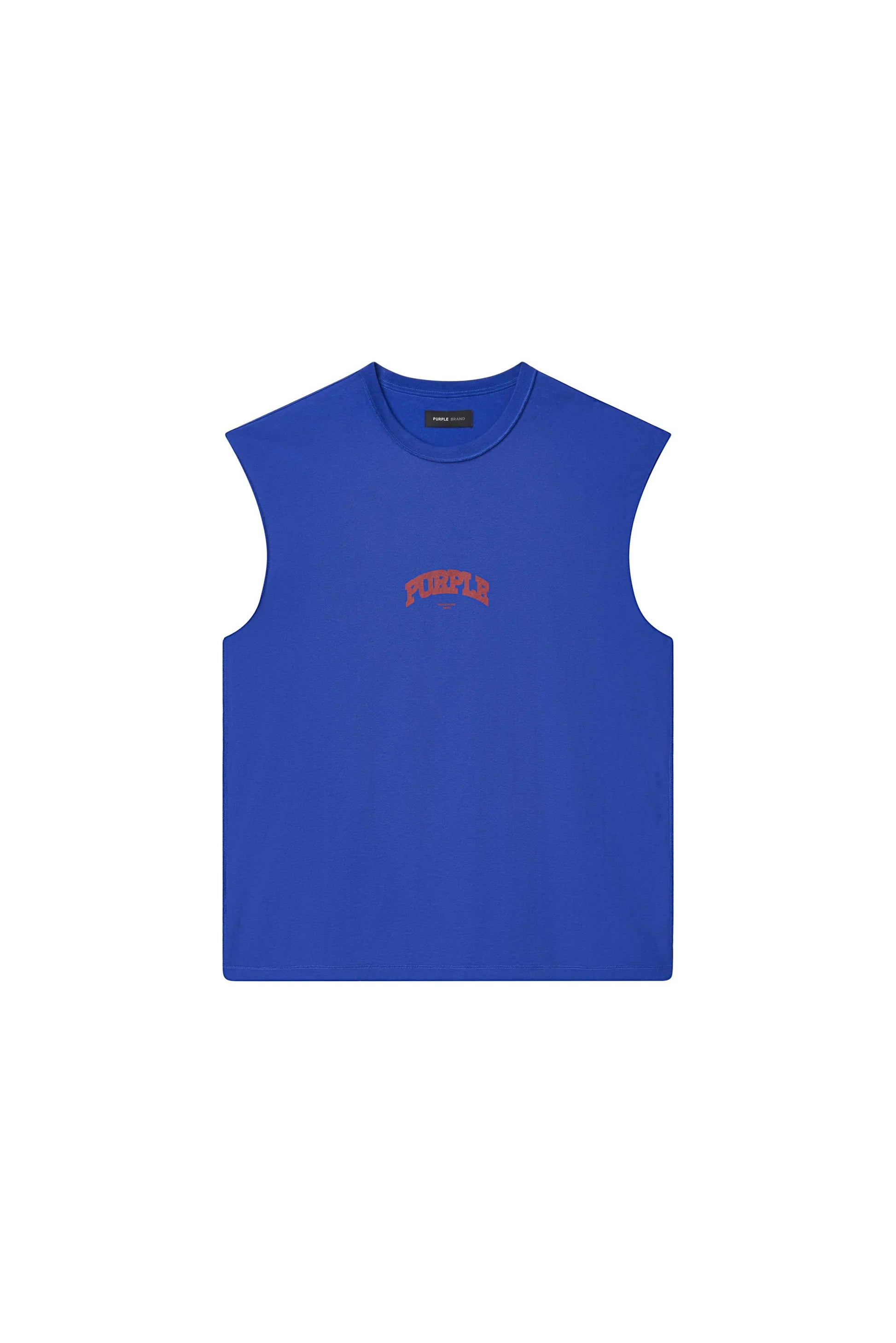 Details:
This sleeveless acid-washed tee is cut for a regular fit and crafted from 100% cotton textured jersey. It features Purple brand lettering on the chest with a unique crackle finish.

Pre-Fall 2025 Collection
White Label
100% Cotton
30" Length, 22 1/4" Chest
Regular Fit
Textured Jersey
Vintage Wash
Crackle Print
Each garment from Purple Brand includes the signature hang tag.