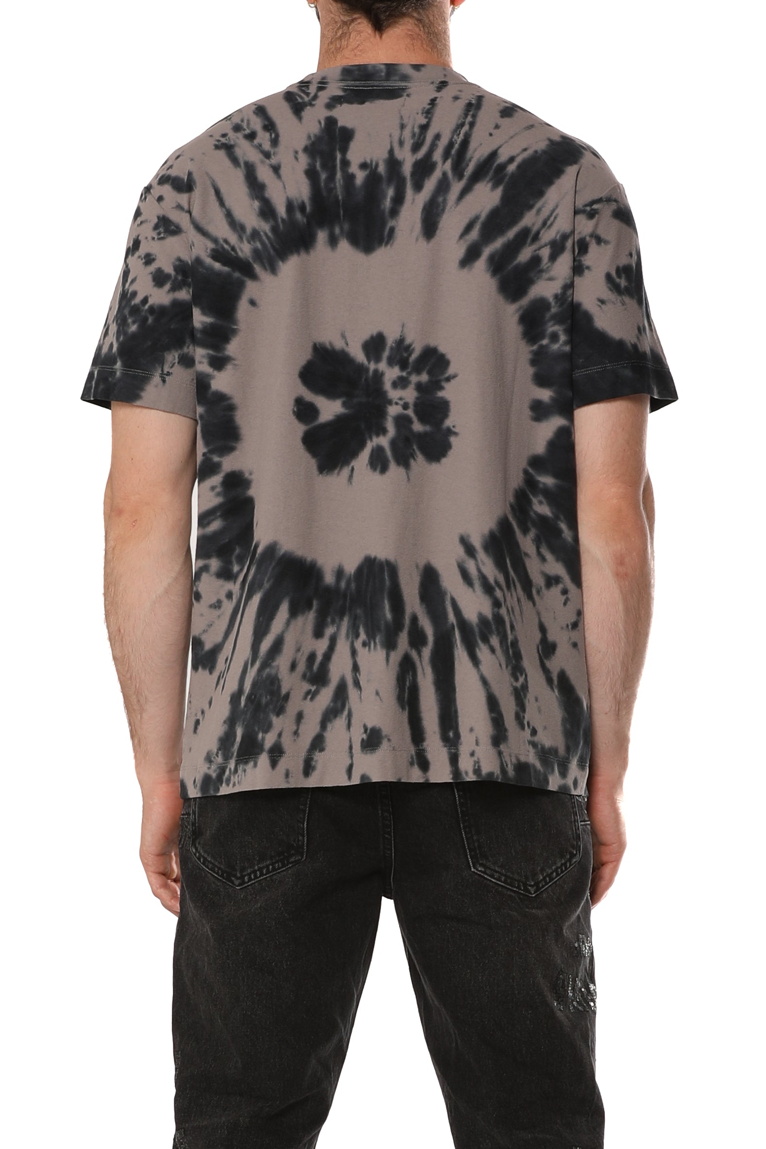 Purple Brand short sleeve T-shirt in cotton jersey knit with regular fit and White Label hang tag