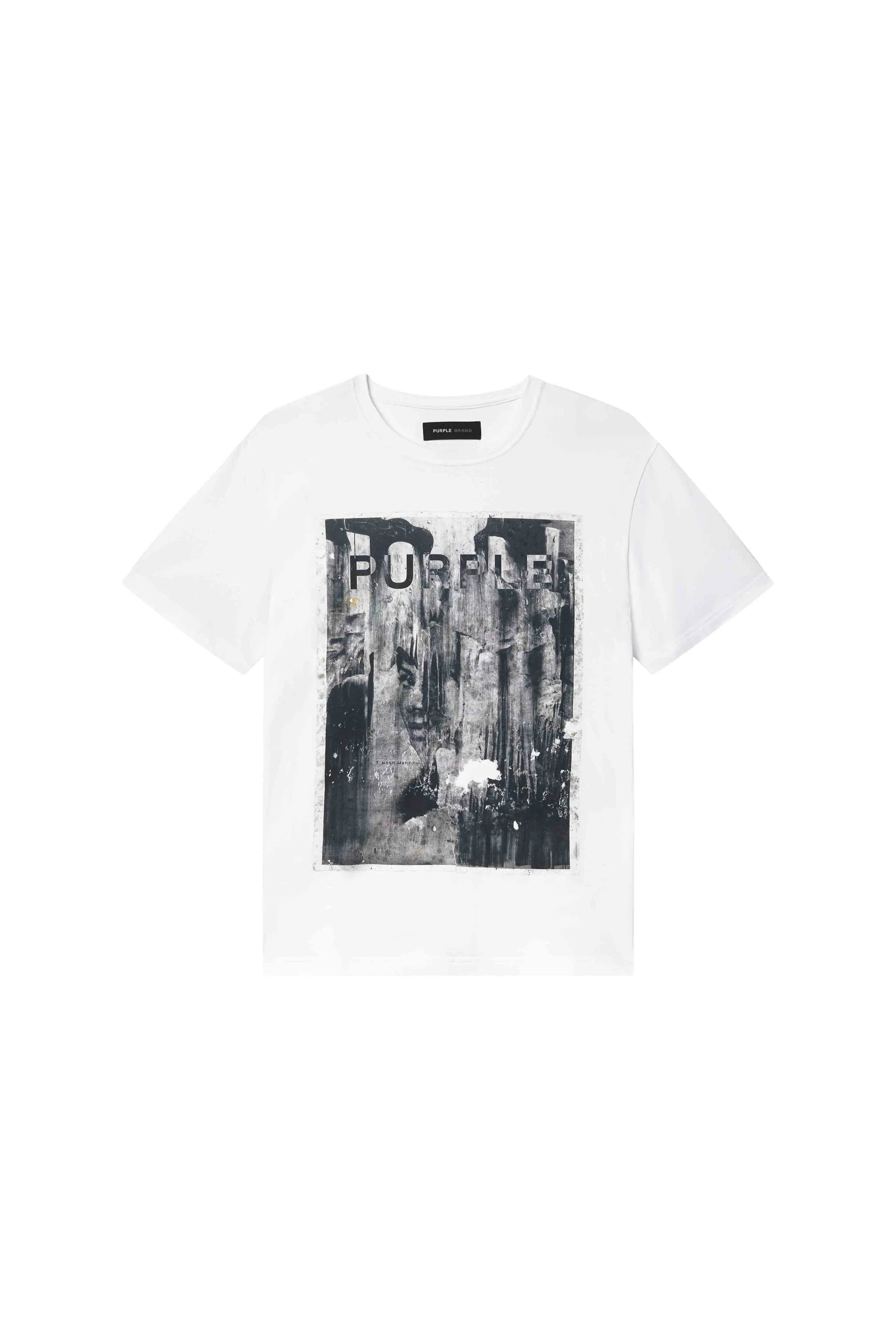 Details:
This white crewneck tee is made from a soft jersey knit that maintains its clean appearance after several washes. Crafted from 100% cotton, it offers a slim fit and features a digital print along with Purple brand lettering.

Pre-Fall 2025 Collection
White Label
100% Cotton
28 1/8" Length, 21 1/4" Chest, 17 3/4" Sleeve
Slim Fit
Clean Jersey Material
Digital Print Detail
Each piece from Purple Brand is accompanied by the signature hang tag.
