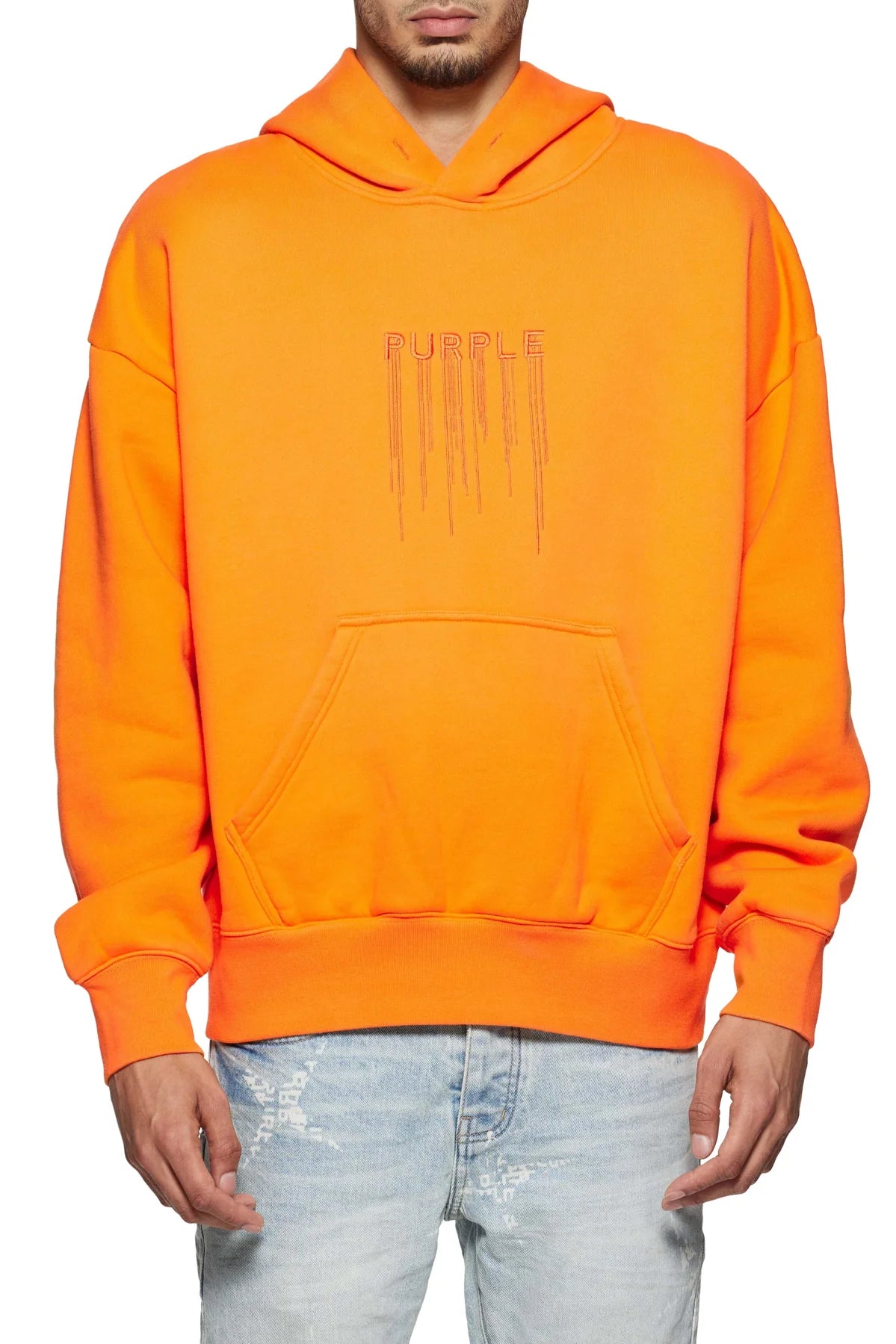 Heavyweight Fleece Pullover Hoody (Orange) 