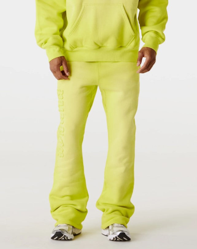 Hwt Fleece Flared Pant (Green)