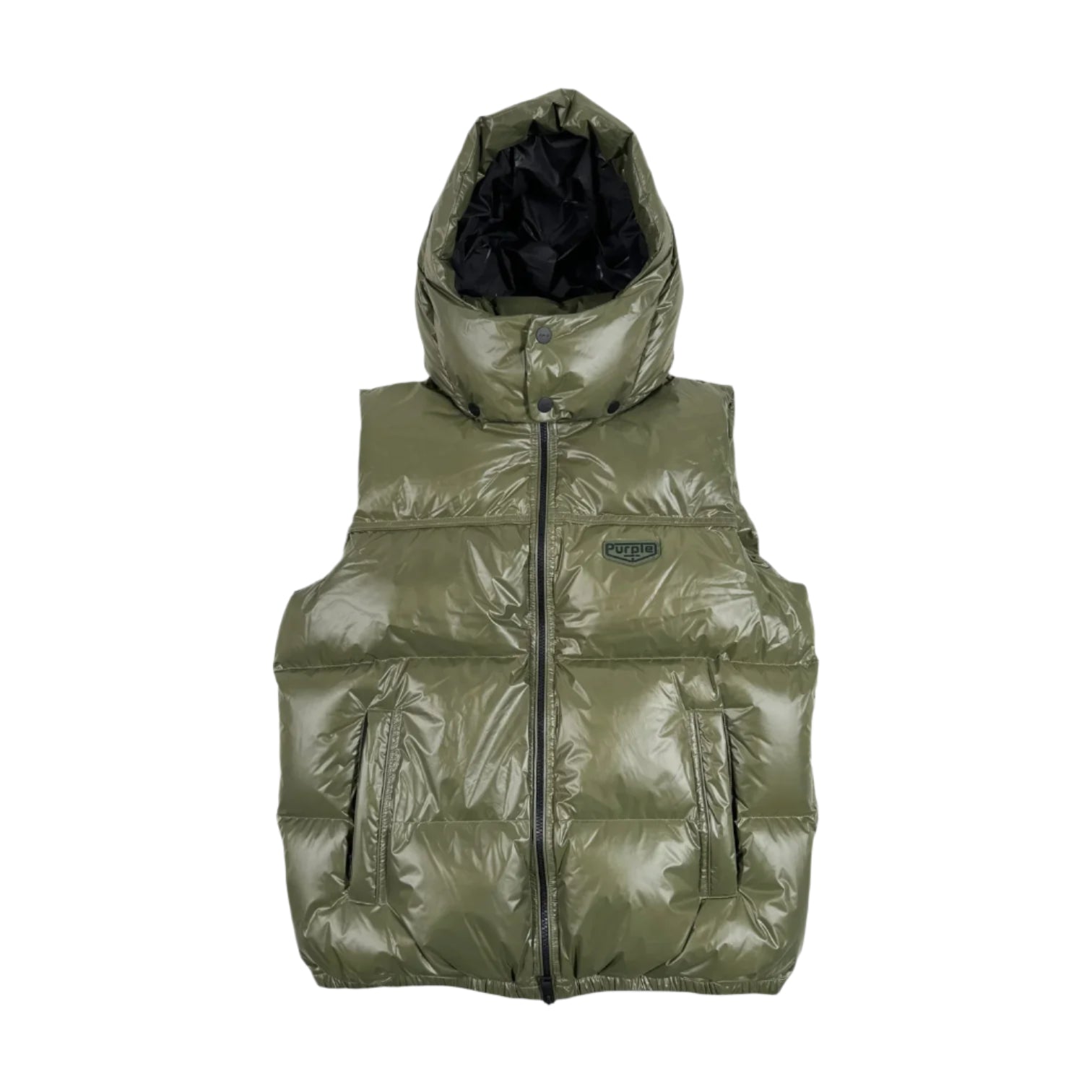 Nylon Puffer Vest (Winter Moss)