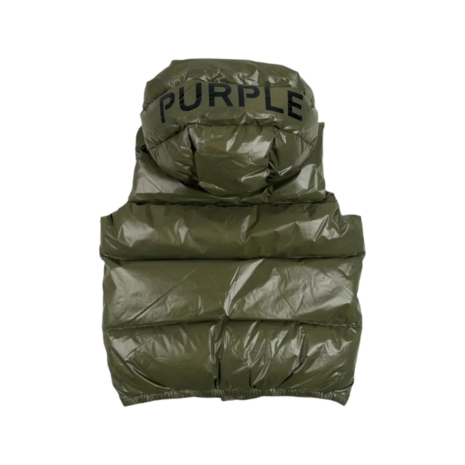 Nylon Puffer Vest (Winter Moss)