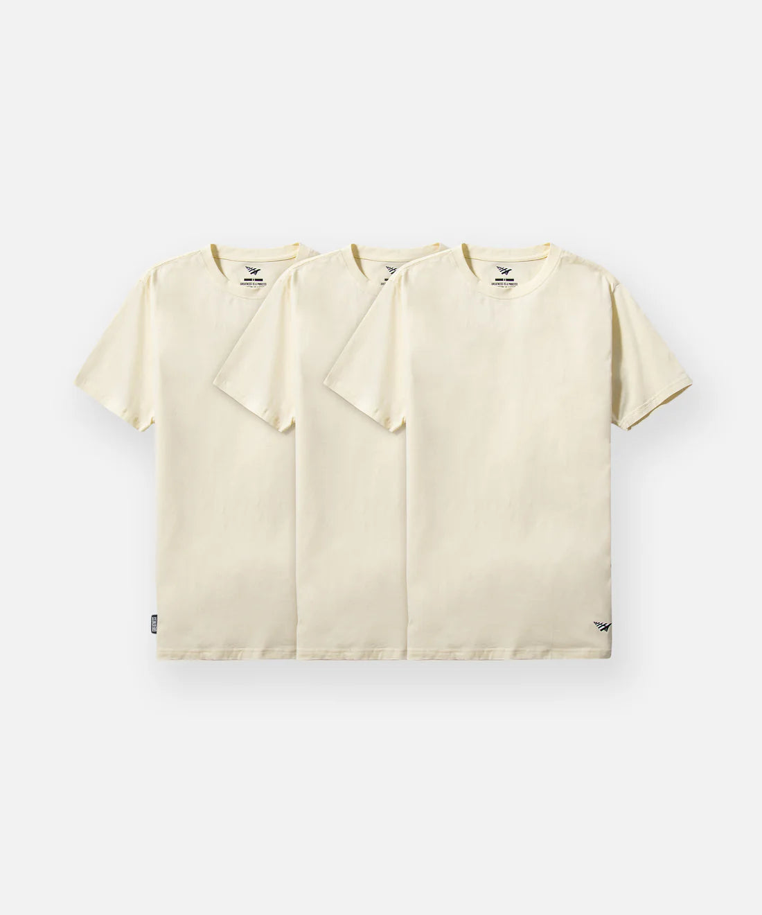 Essential 3 Pack Tee (Ivory) 