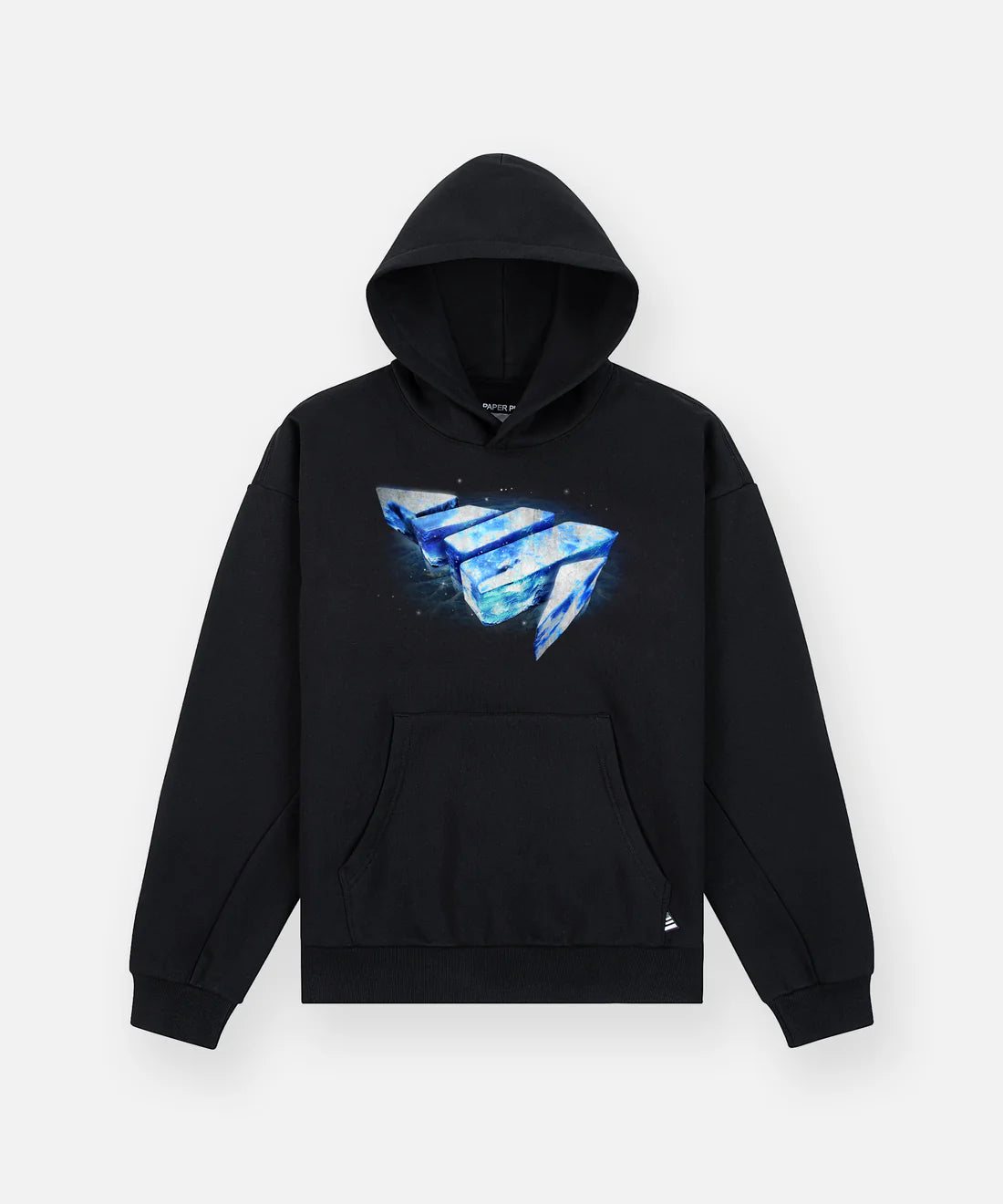 Break The Ice Text Hoodie for Mens (Black) 