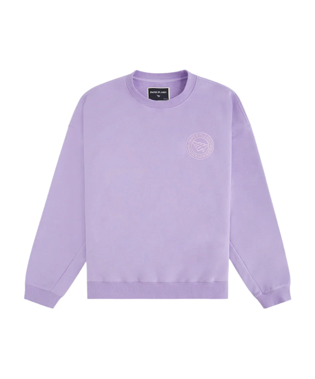 Relaxed First Class Crewneck Sweatshirt (Lilac)