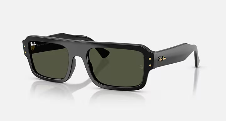 Flacko Black Sunglasses (Green) - RB4454667731/56