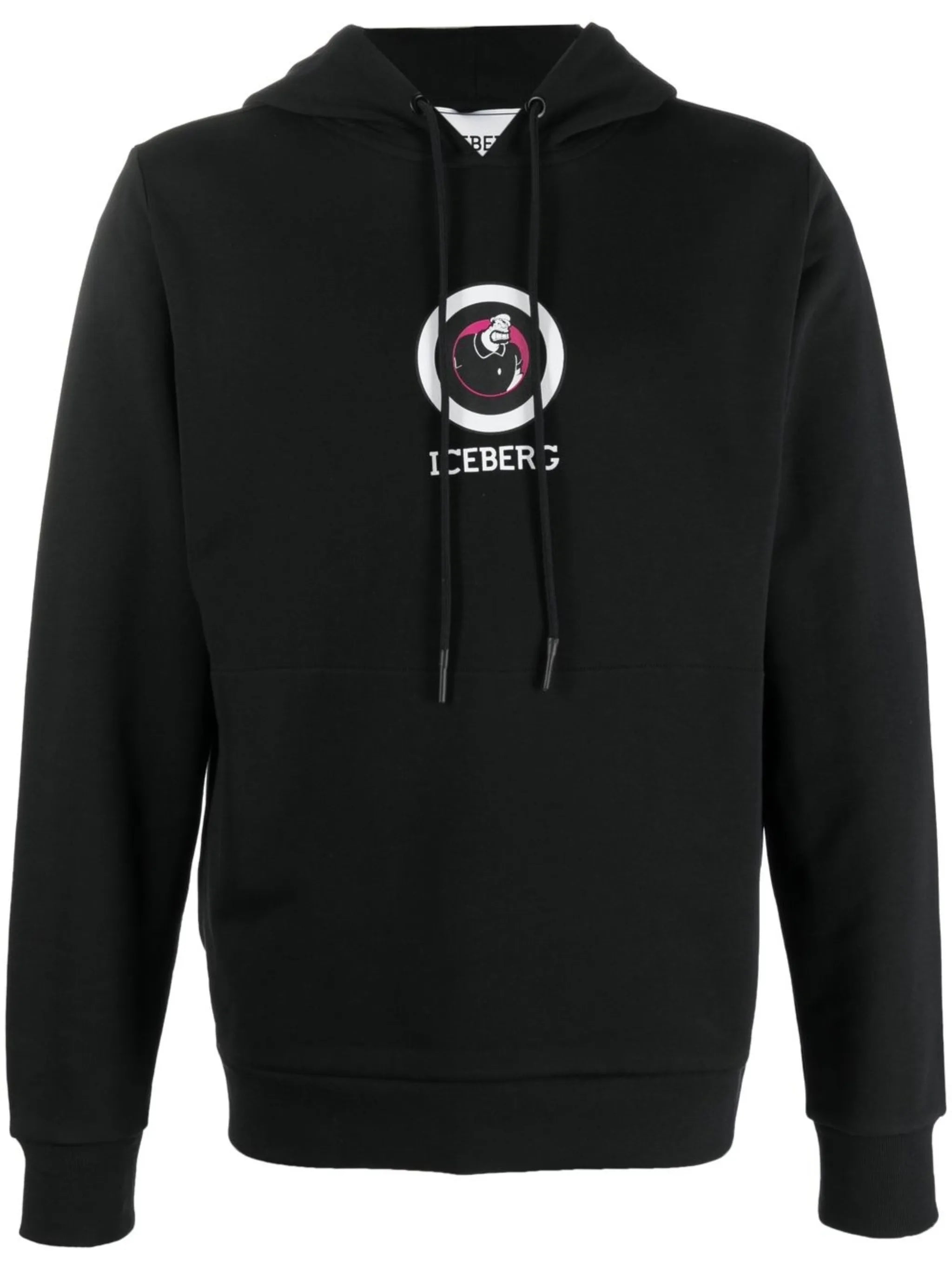 Regular Fit Optical Hoodie (Black) -