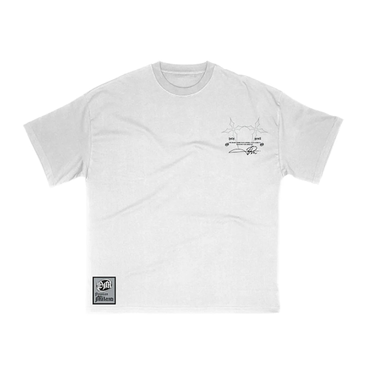 The Crew Neck Short Sleeve T-Shirt from Premium Milano offers a stylish and comfortable fit with custom graphic prints. Designed with attention to detail, it pairs effortlessly with any casual look while ensuring long-lasting quality.