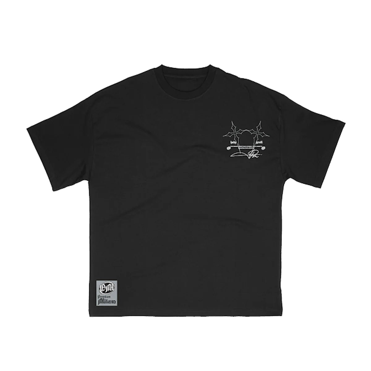 The Crew Neck Short Sleeve T-Shirt from Premium Milano offers a stylish and comfortable fit with custom graphic prints. Designed with attention to detail, it pairs effortlessly with any casual look while ensuring long-lasting quality.