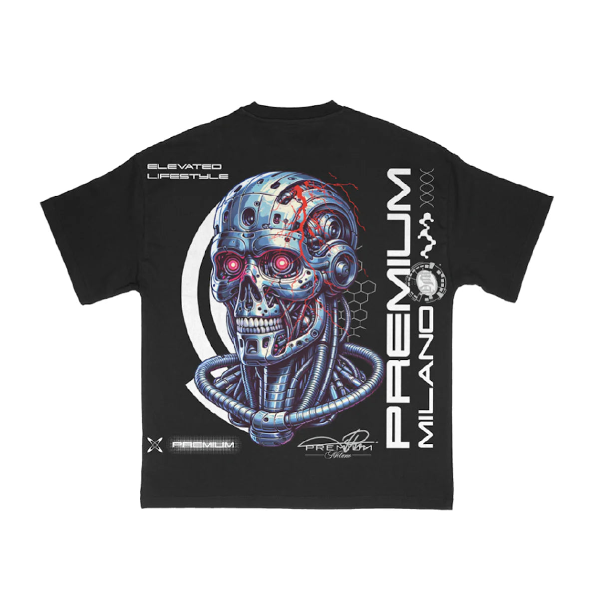 The Crew Neck Short Sleeve T-Shirt from Premium Milano offers a stylish and comfortable fit with custom graphic prints. Designed with attention to detail, it pairs effortlessly with any casual look while ensuring long-lasting quality.