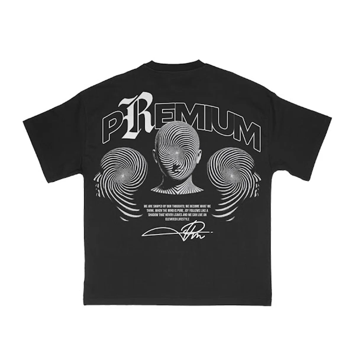 The Crew Neck Short Sleeve T-Shirt from Premium Milano offers a stylish and comfortable fit with custom graphic prints. Designed with attention to detail, it pairs effortlessly with any casual look while ensuring long-lasting quality.