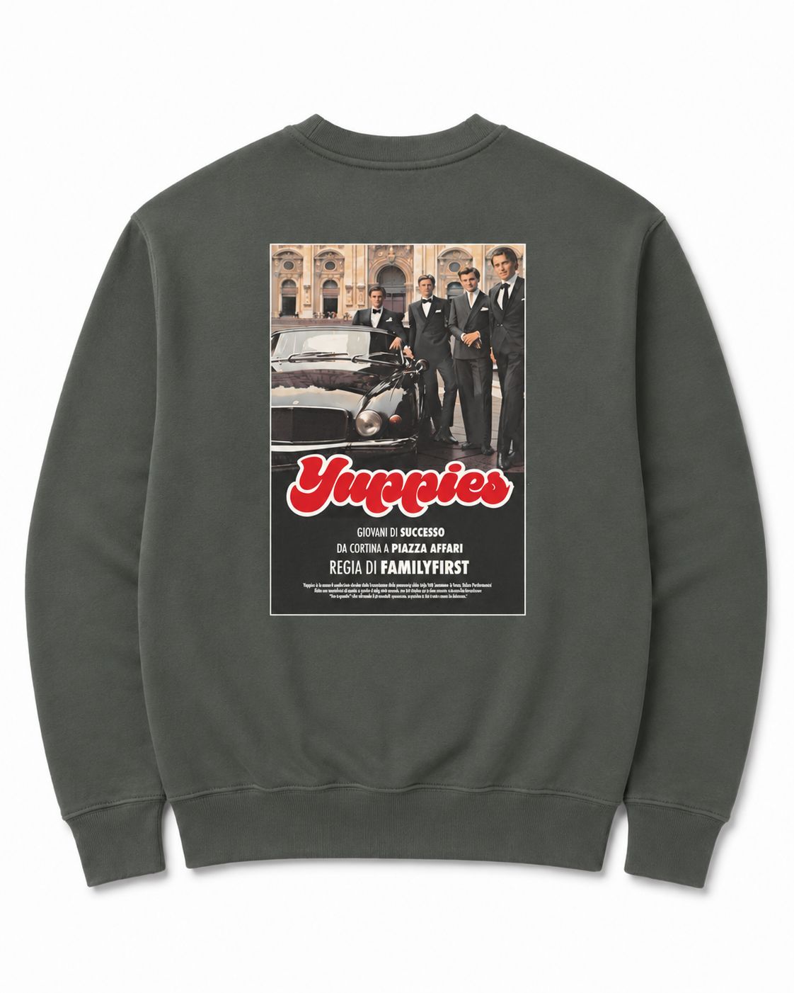Green Family First Yuppies crewneck sweatshirt for men