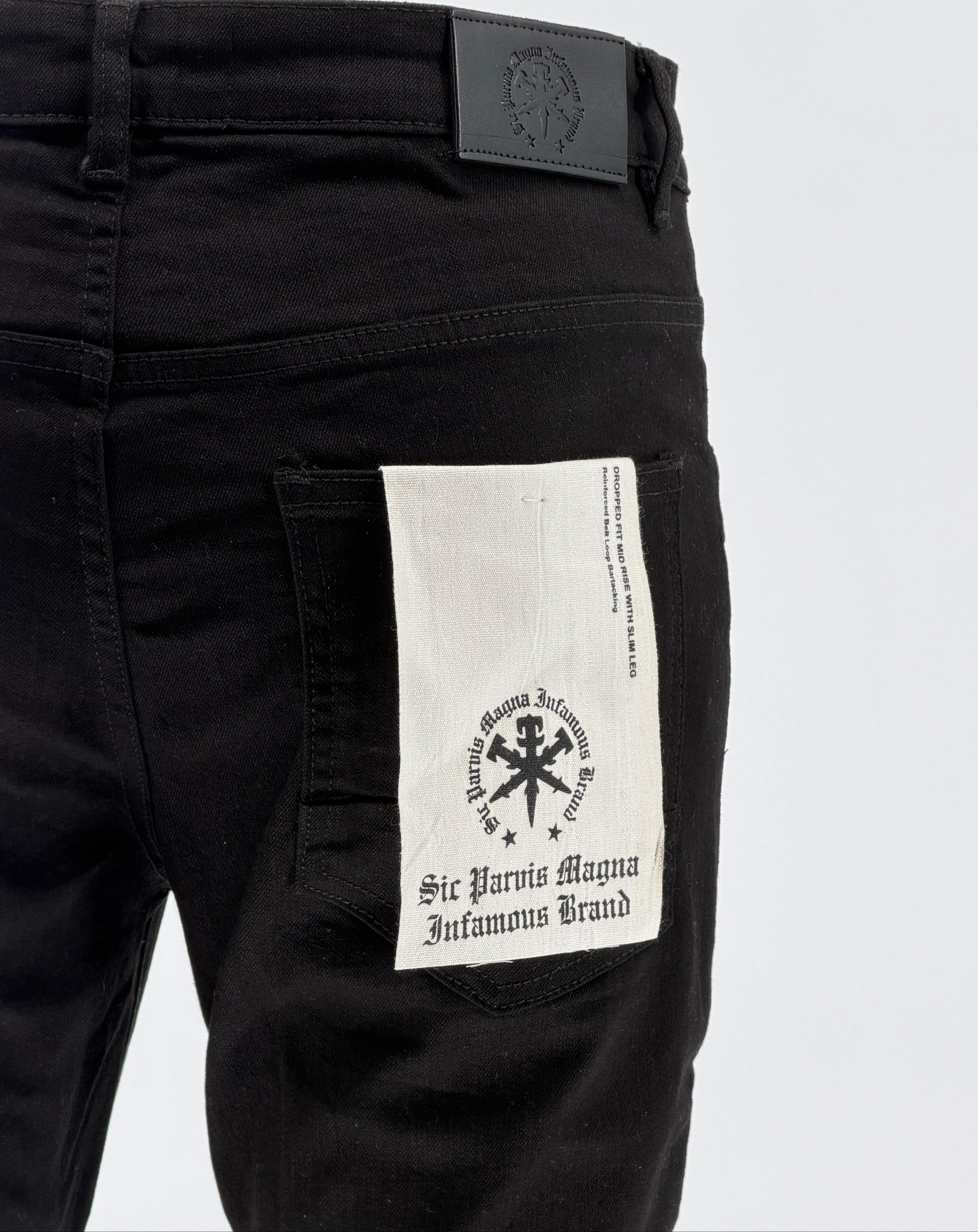 Infamous SPMIB Jeans (Jet Black) - SPMIB0215JB