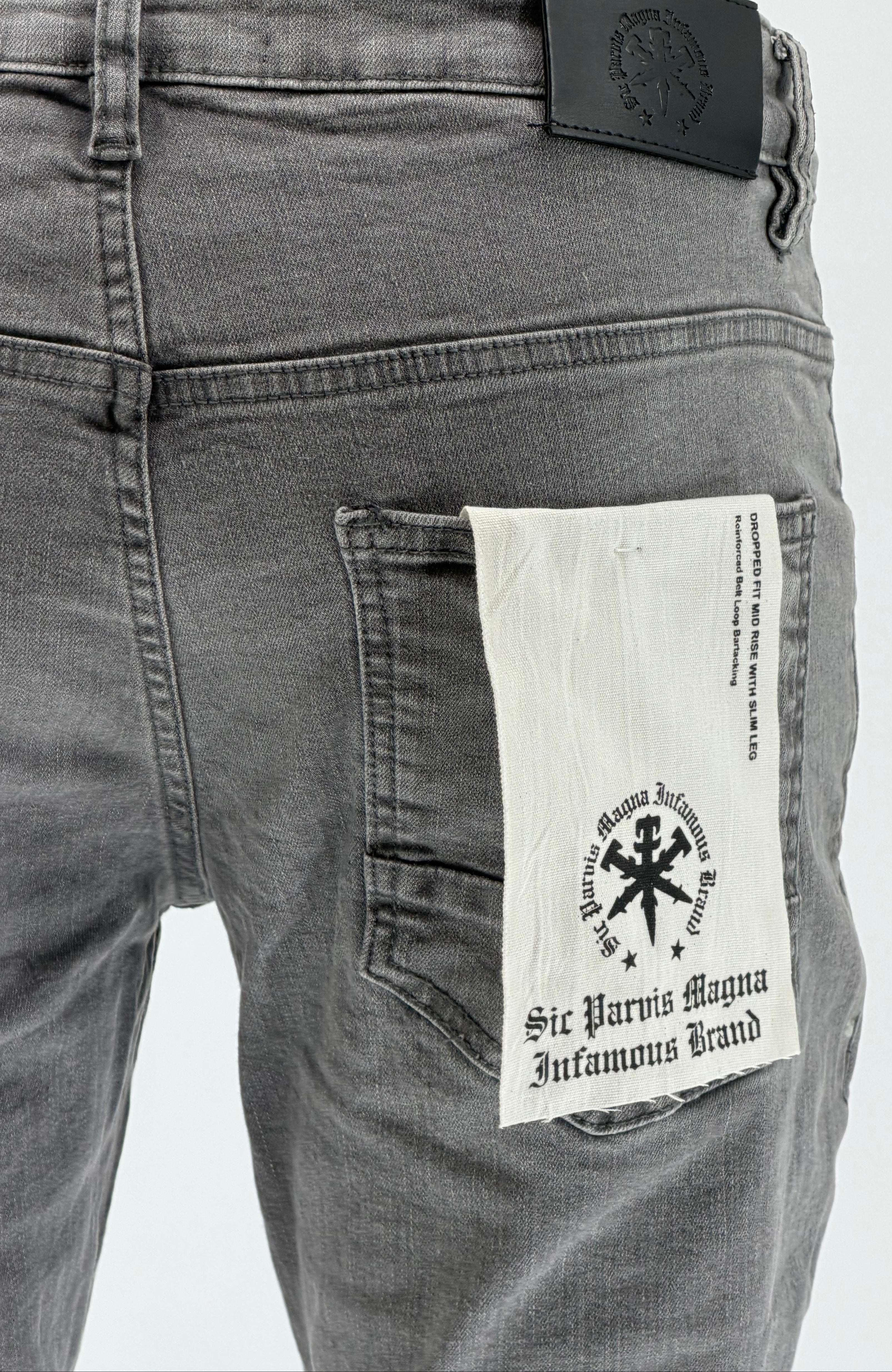 Infamous SPMIB Jeans (Grey) - SPMIB14908GR