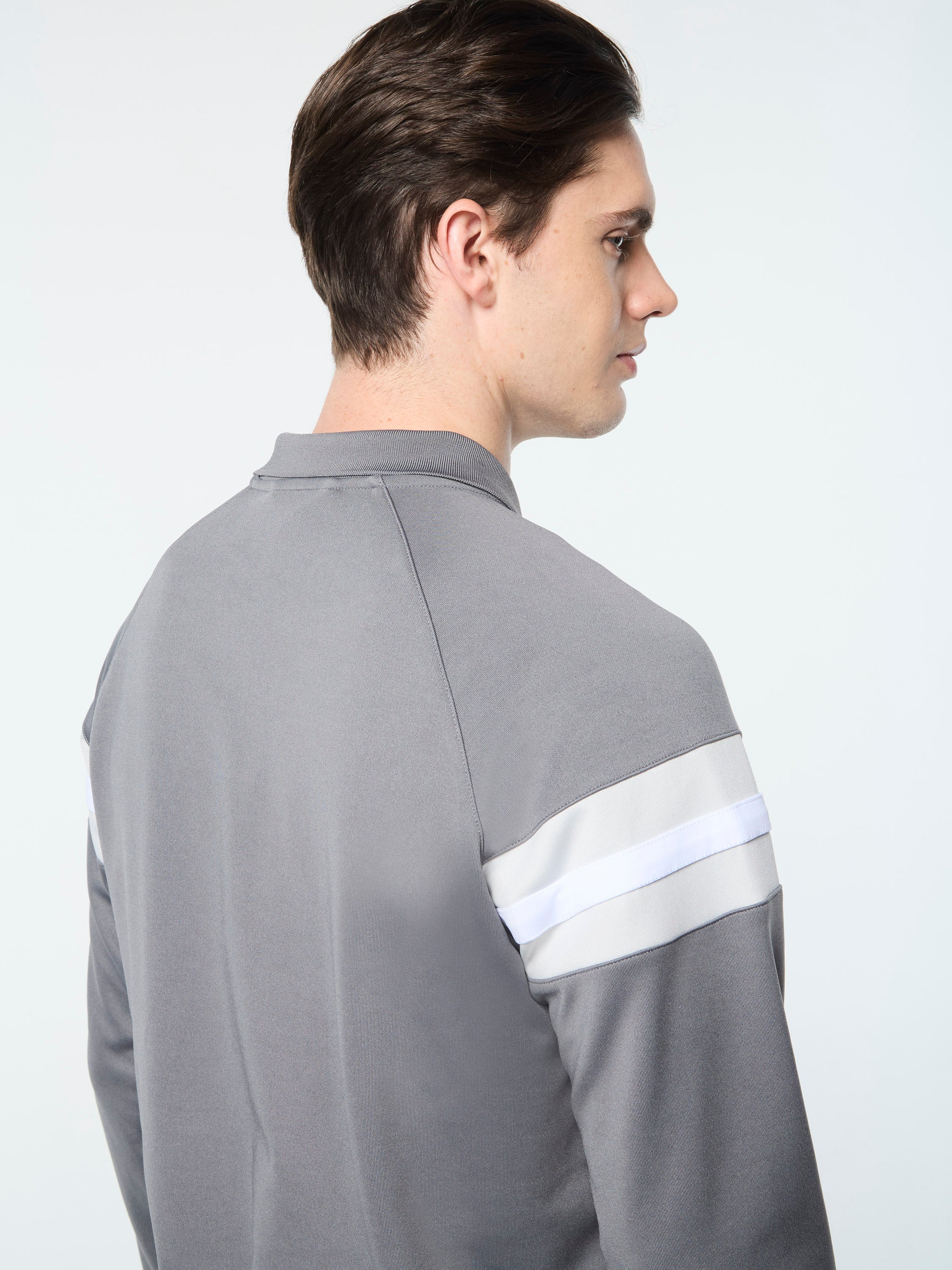 Sergio Tacchini Rimini Track Jacket with color-blocked sleeve stripes, full-zip closure, and embroidered ST logo