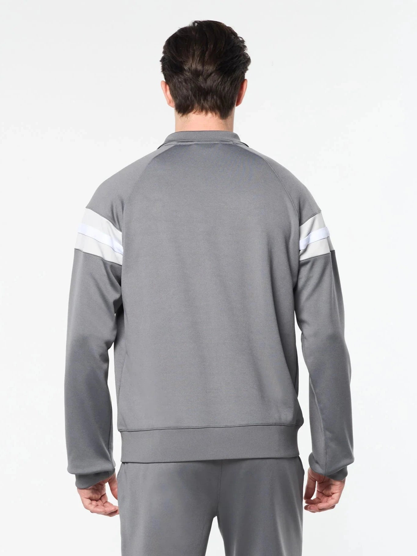 Sergio Tacchini Rimini Track Jacket with color-blocked sleeve stripes, full-zip closure, and embroidered ST logo