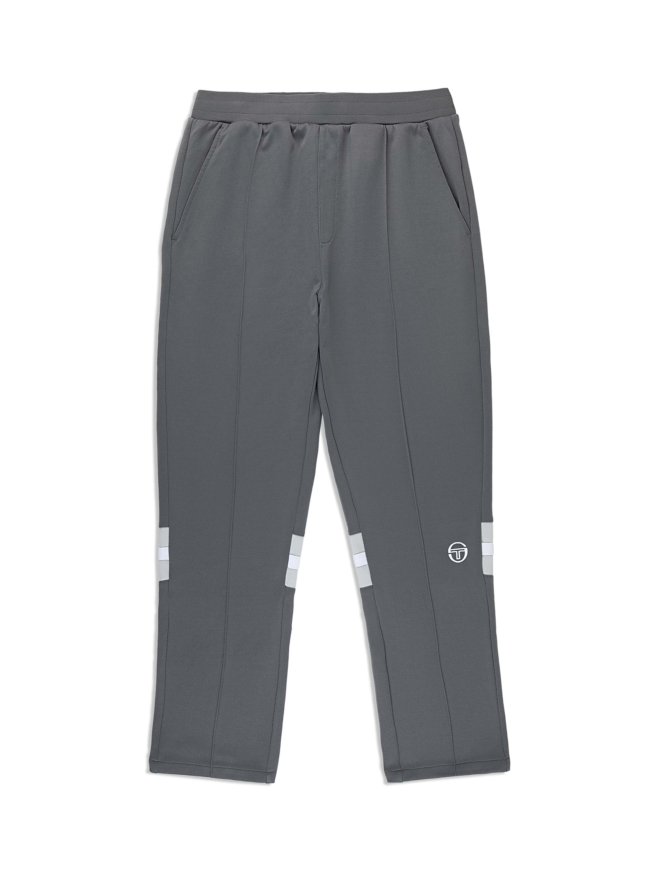 Sergio Tacchini Rimini Track Pant with stripe paneling, pintuck detailing, and embroidered ST logo